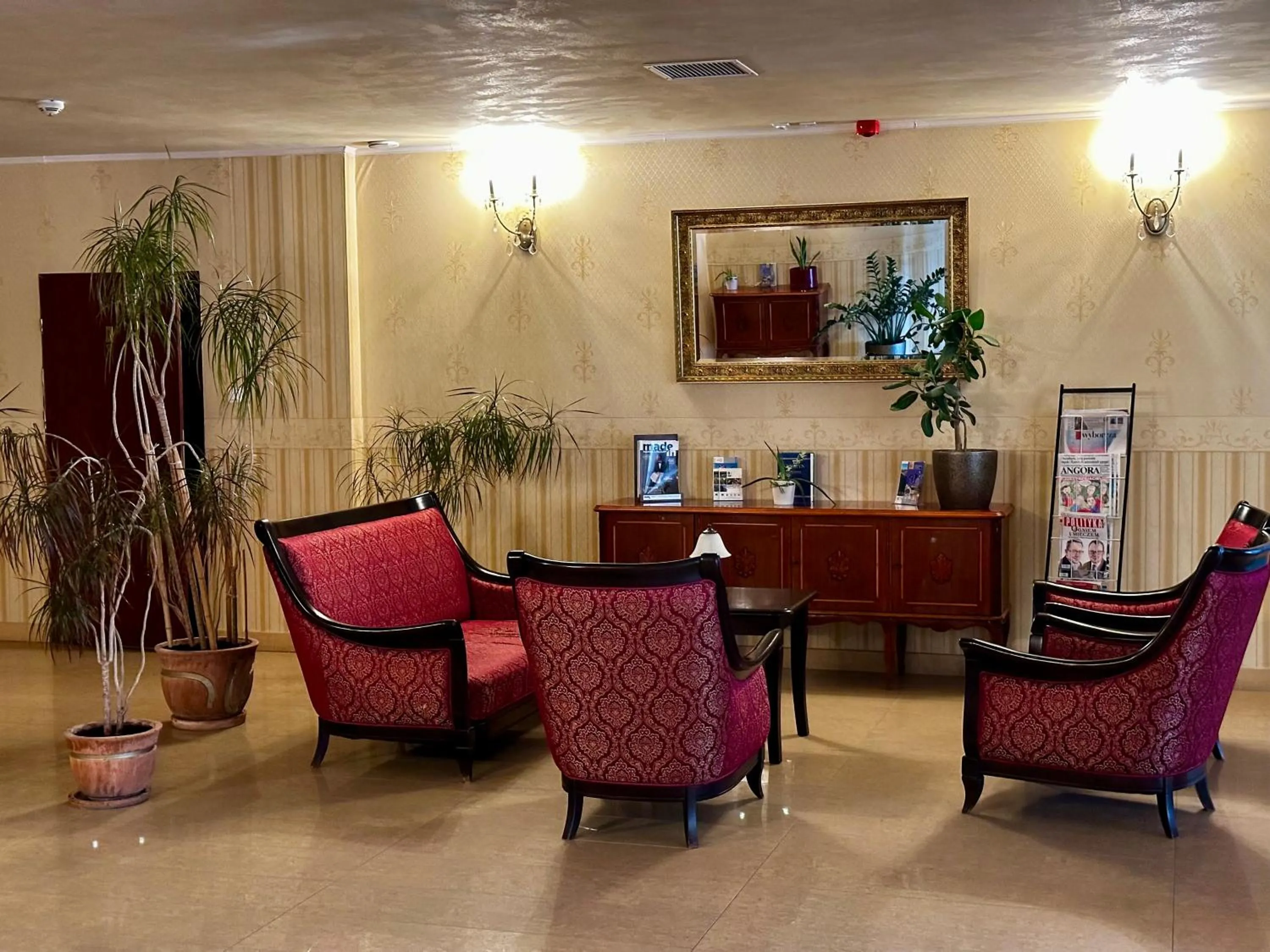 Seating area in Hotel Koch