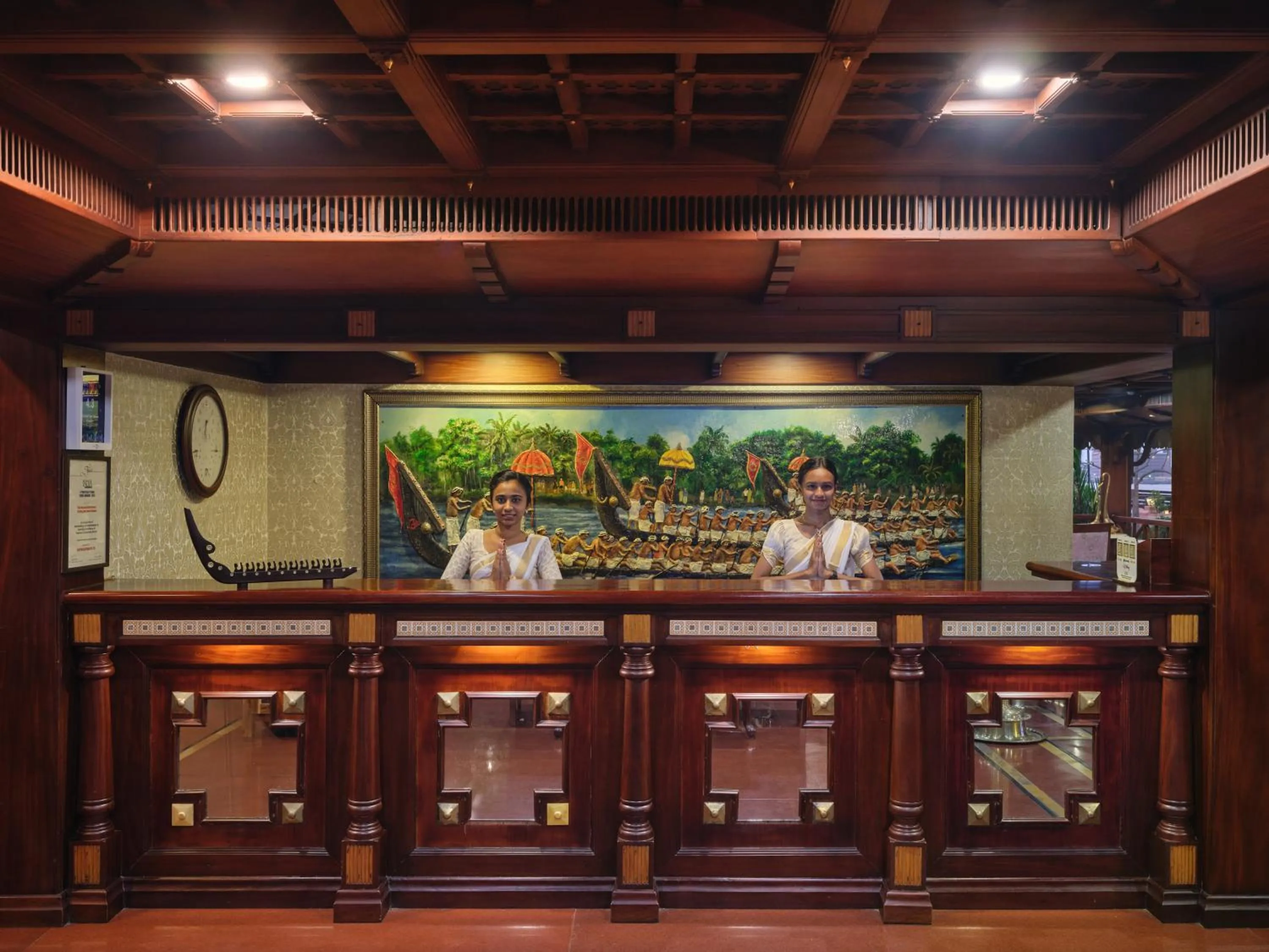 Lobby or reception in Sterling Lake Palace Alleppey