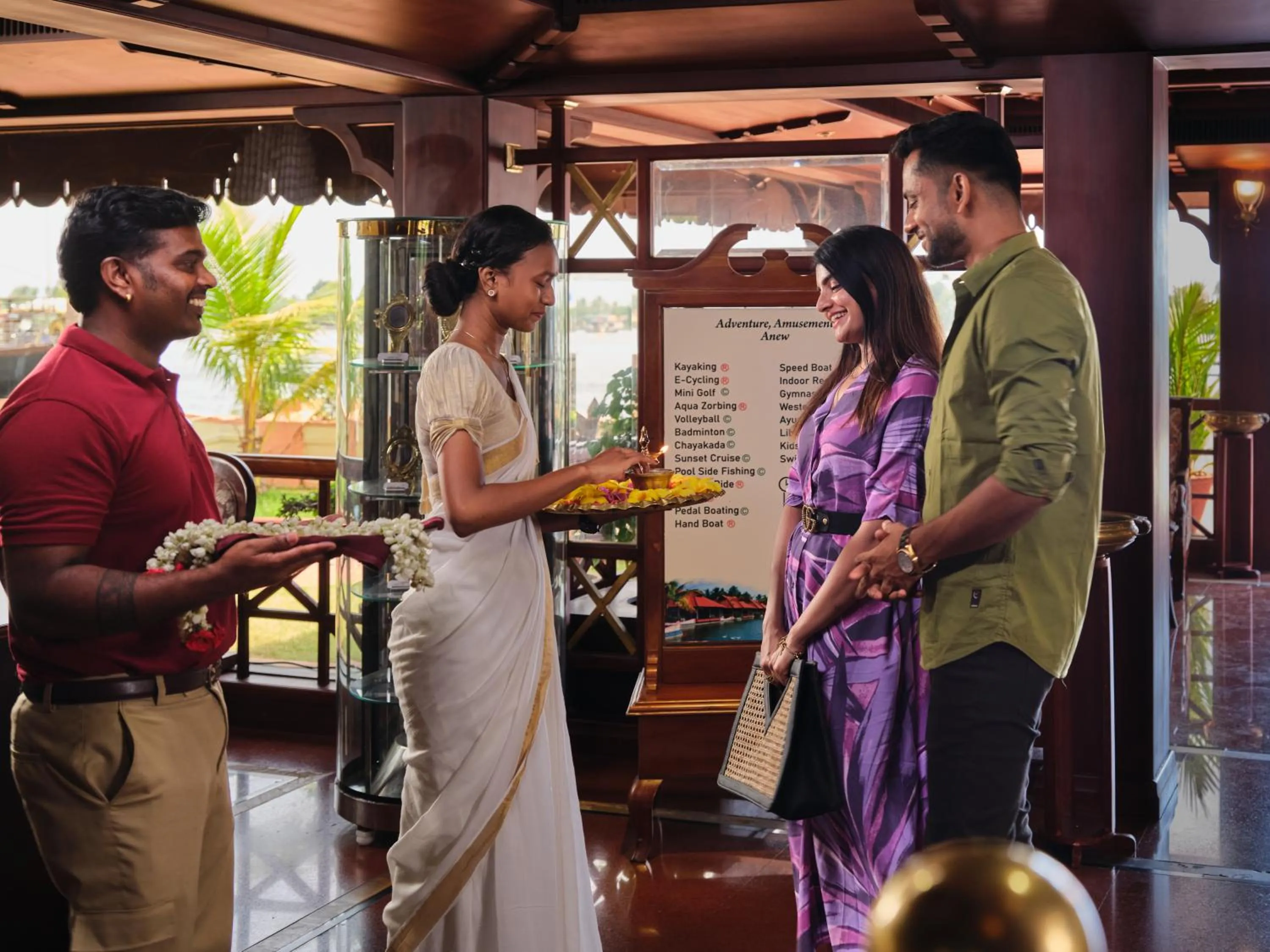 Lobby or reception in Sterling Lake Palace Alleppey