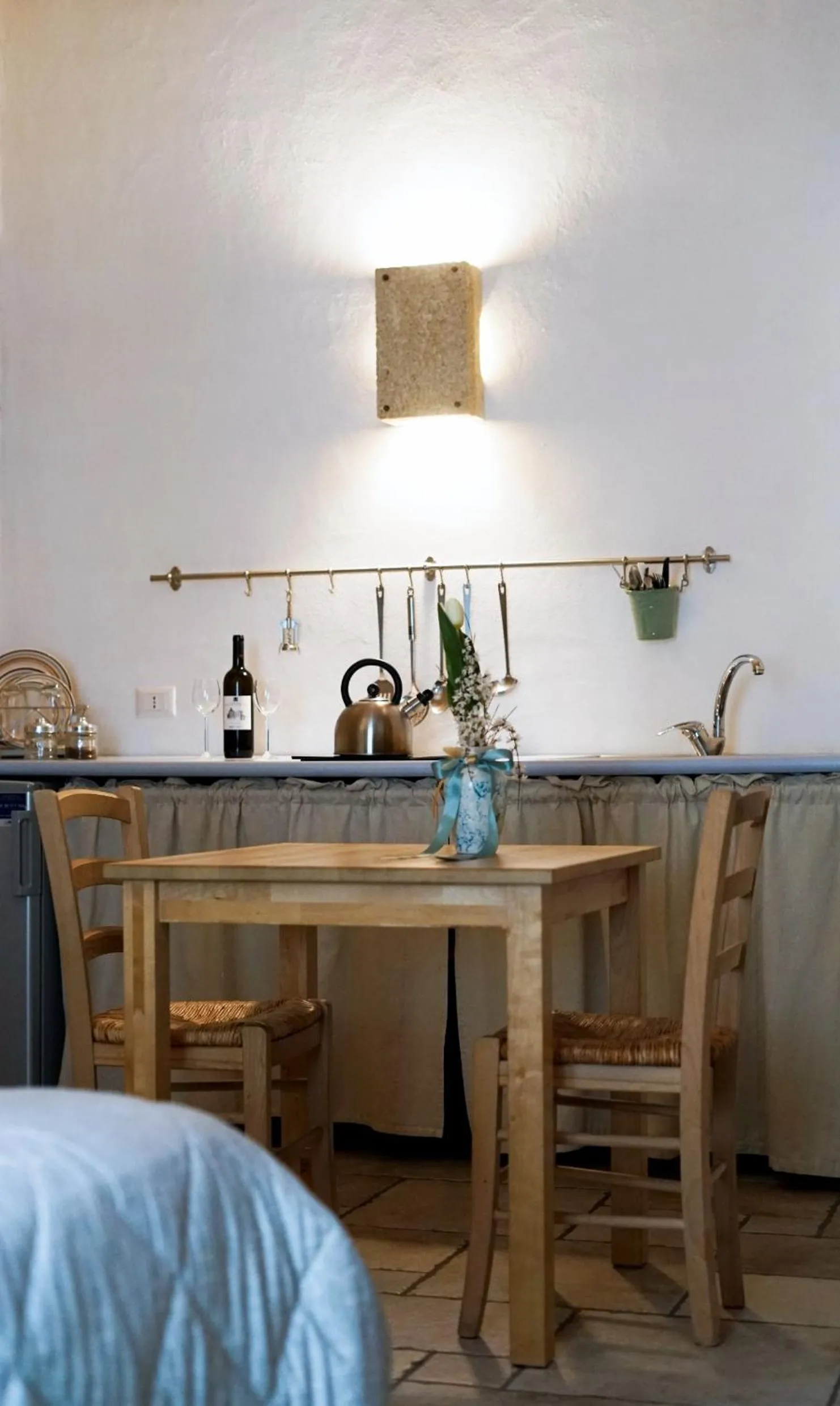 Kitchen or kitchenette in Bed & Breakfast Casa Lopez