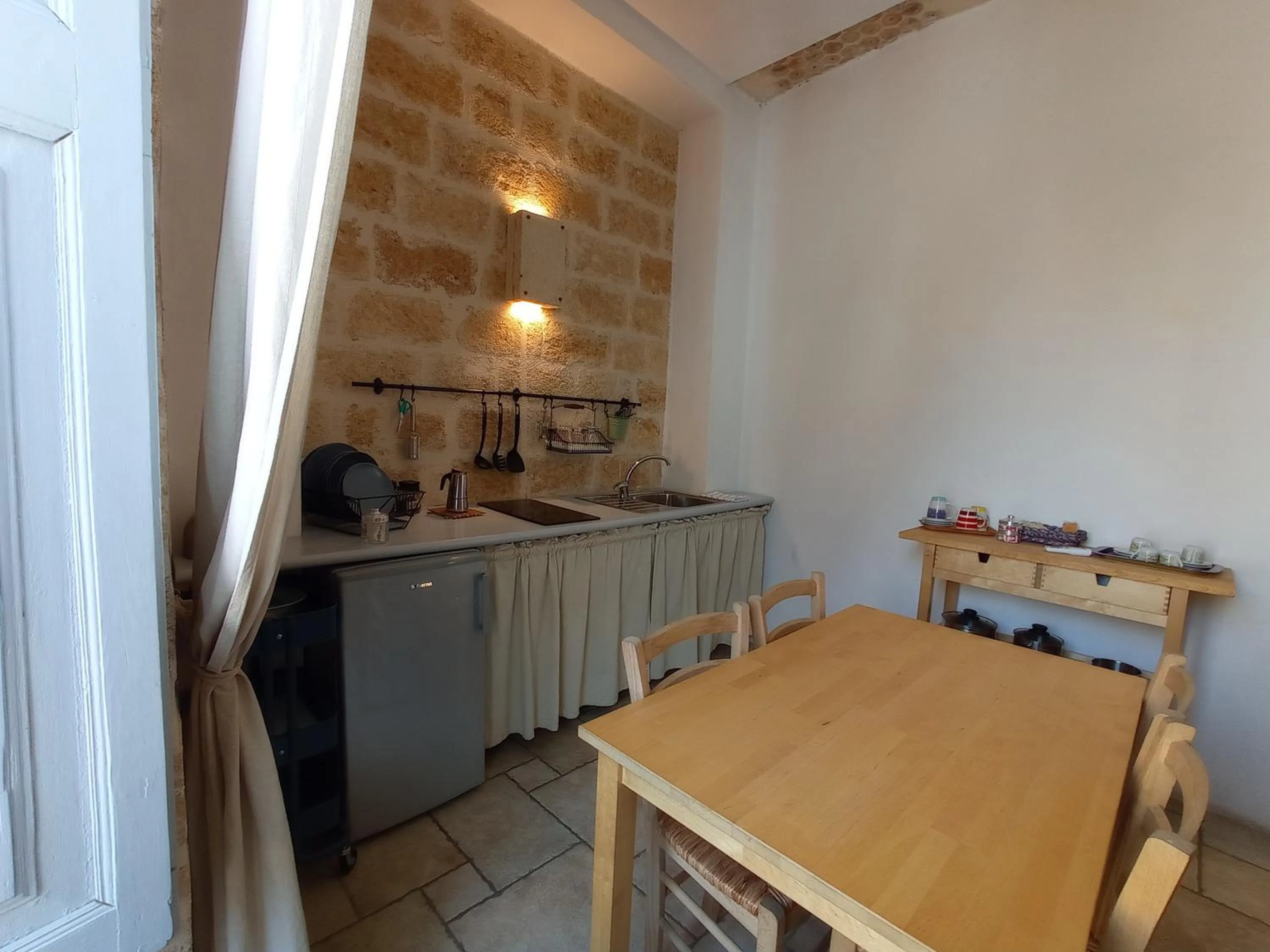 Kitchen or kitchenette in Bed & Breakfast Casa Lopez