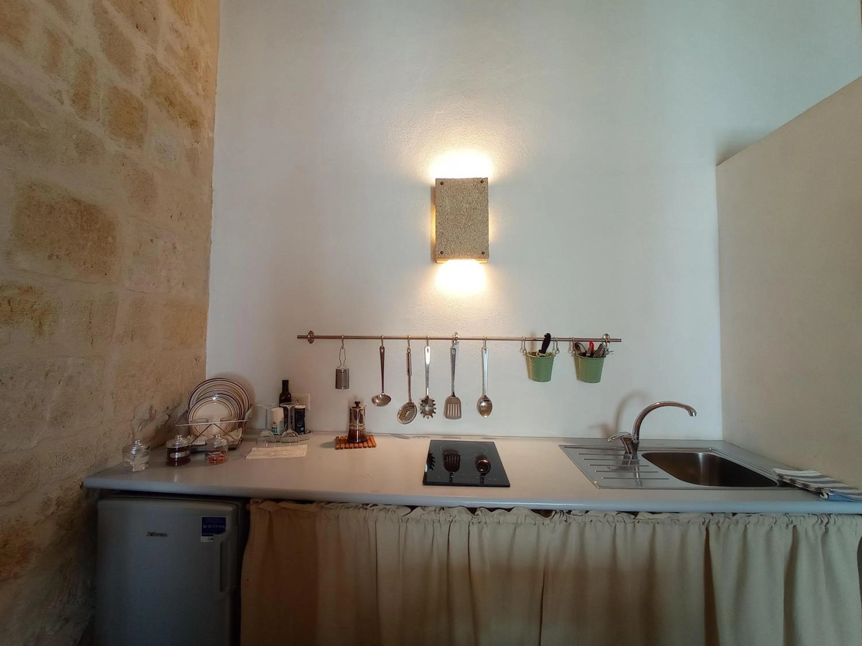 Kitchen or kitchenette in Bed & Breakfast Casa Lopez