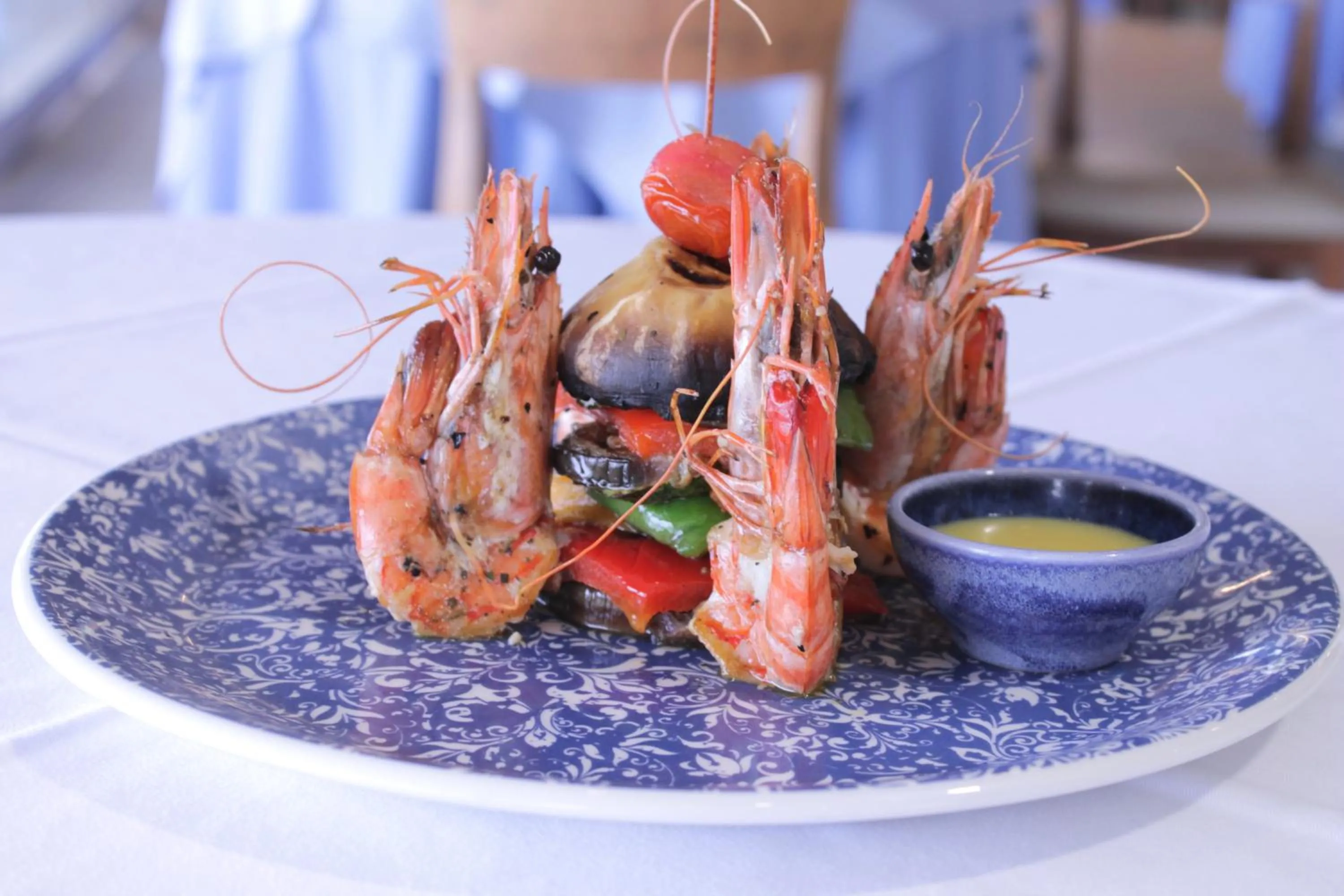 Food in Apollonia Beach Resort & Spa