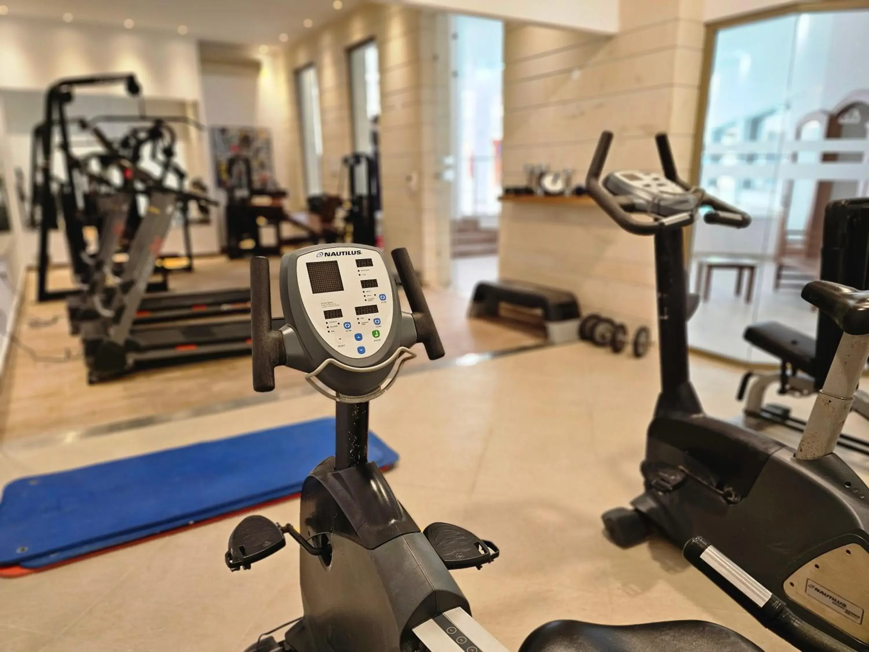 Fitness centre/facilities in Apollonia Beach Resort & Spa Fitness centre/facilities in Apollonia Beach Resort & Spa