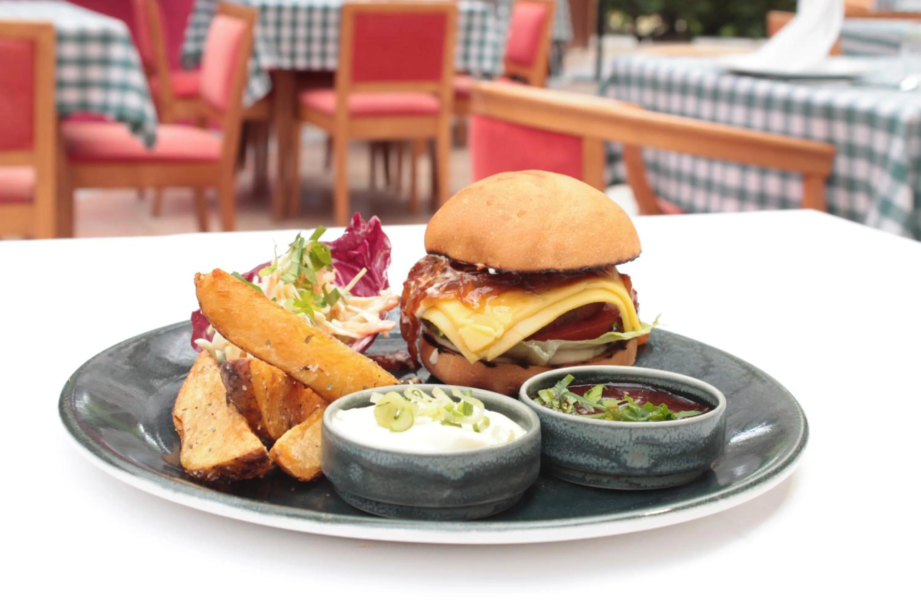 Food in Apollonia Beach Resort & Spa