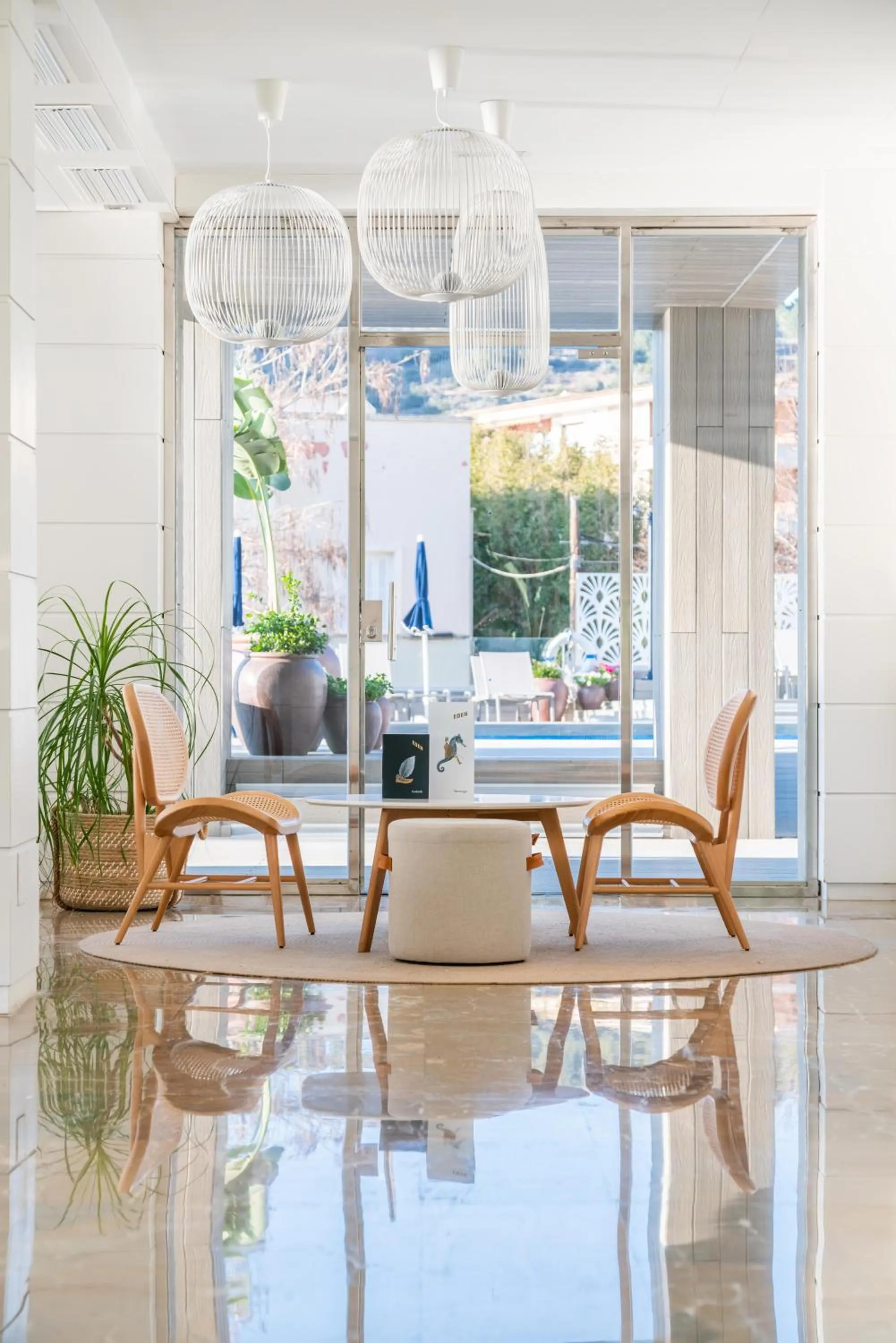 Living room in Hotel Eden Soller