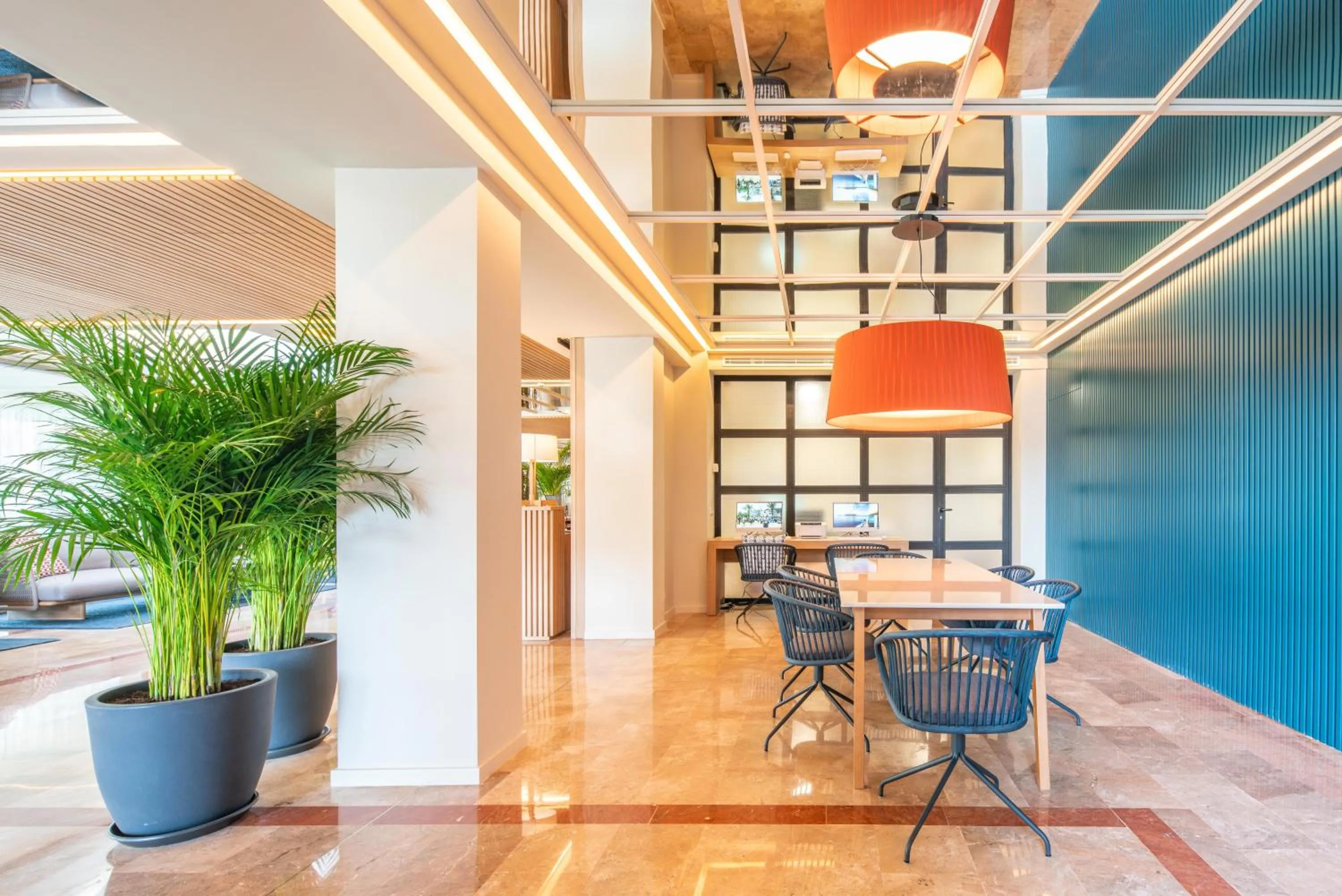 Lobby or reception in Hotel Eden Soller