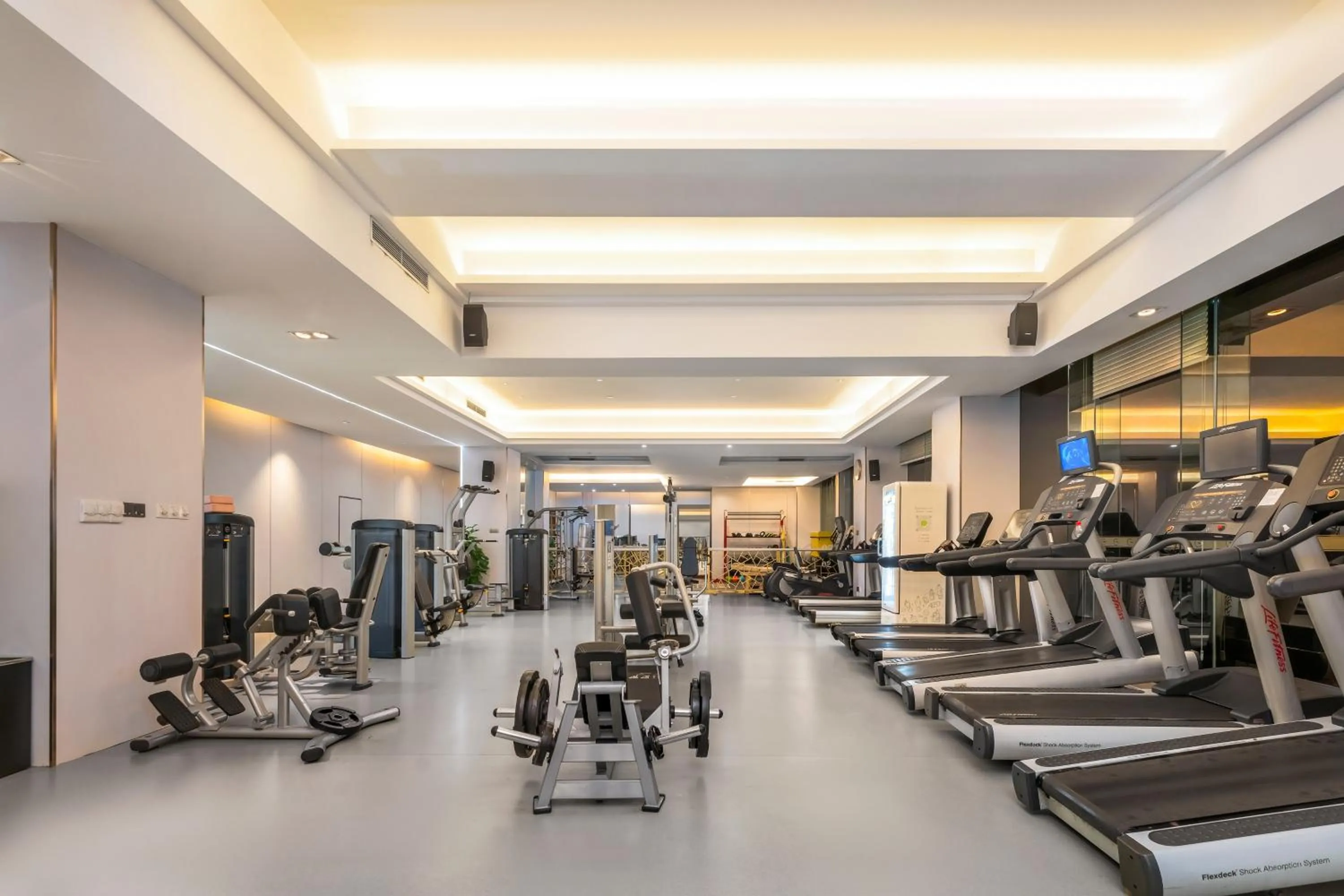 Fitness centre/facilities in Grand Skylight International Hotel Shenzhen Guanlan, Near Metro Station, Huawei, Foxcnn, Shenzhen North Railway