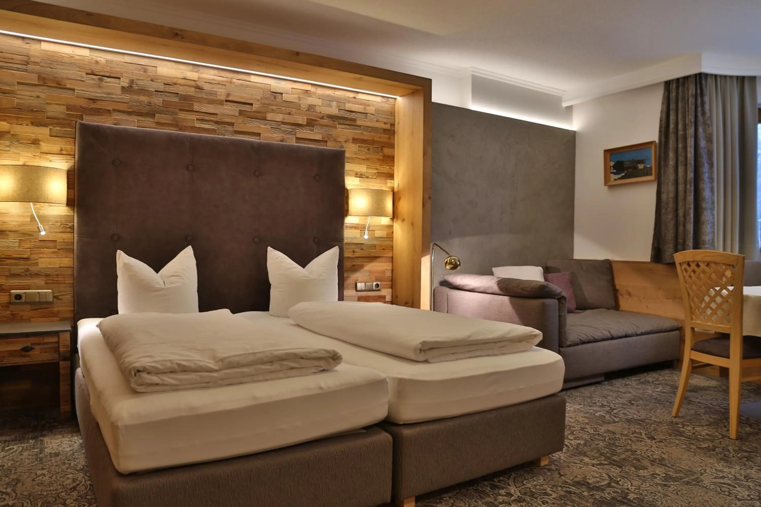 Bedroom, Bed in Aparthotel Acksteiner