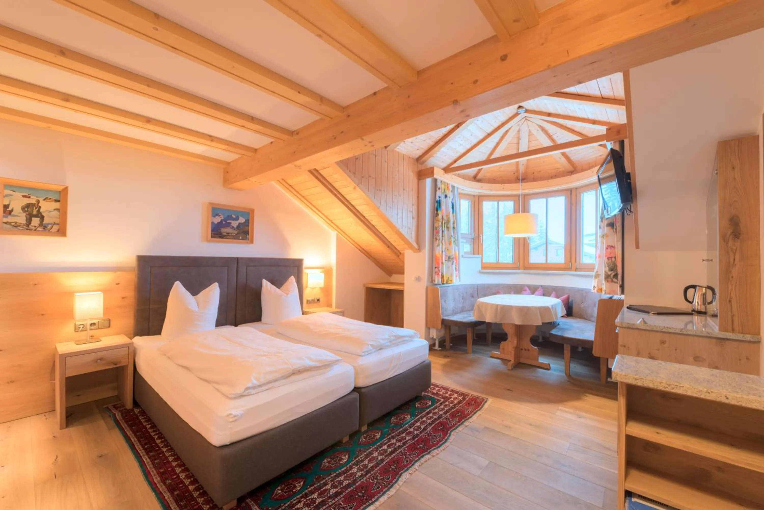 Bed in Aparthotel Acksteiner