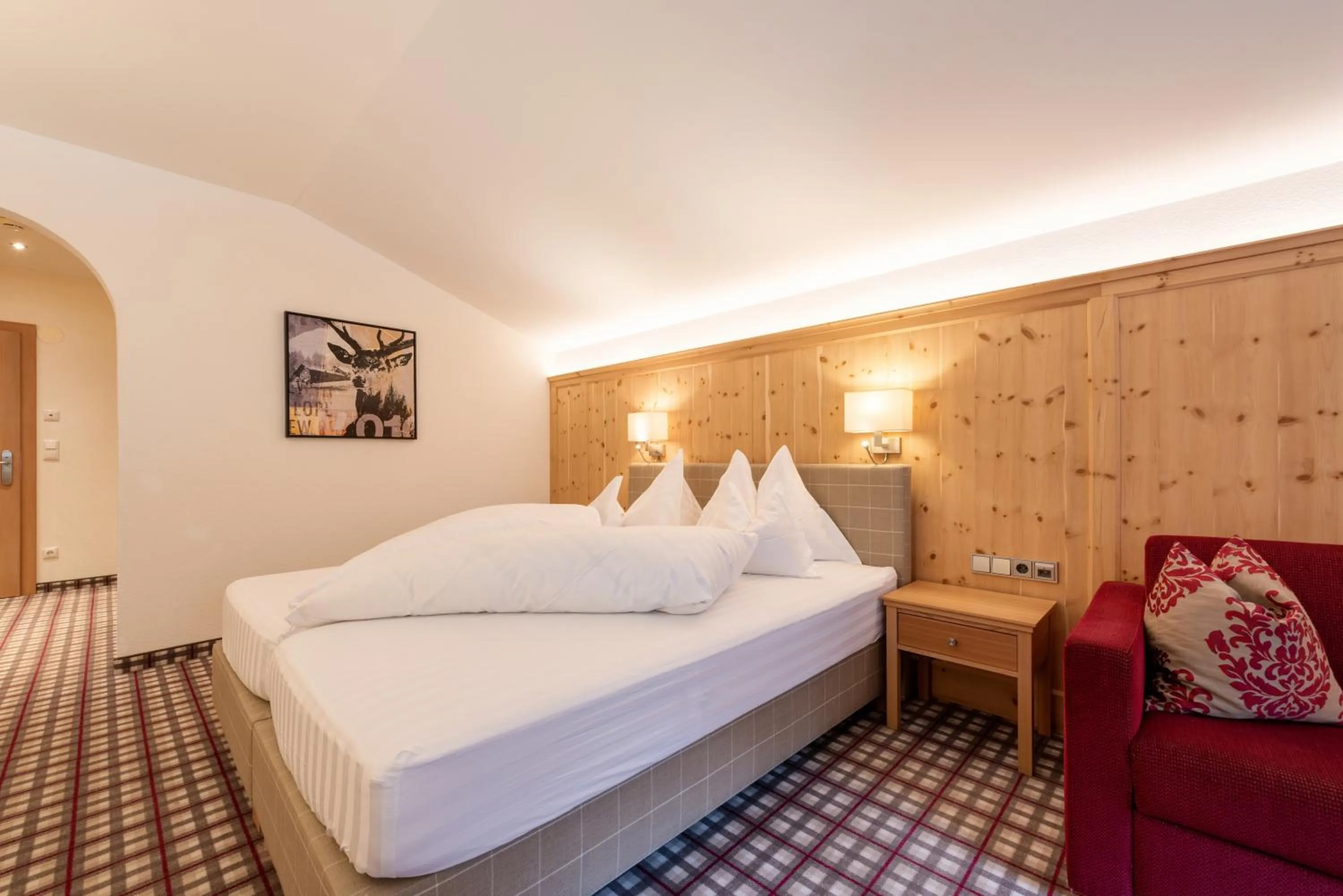 Bed in Heart Hotel Arlberg