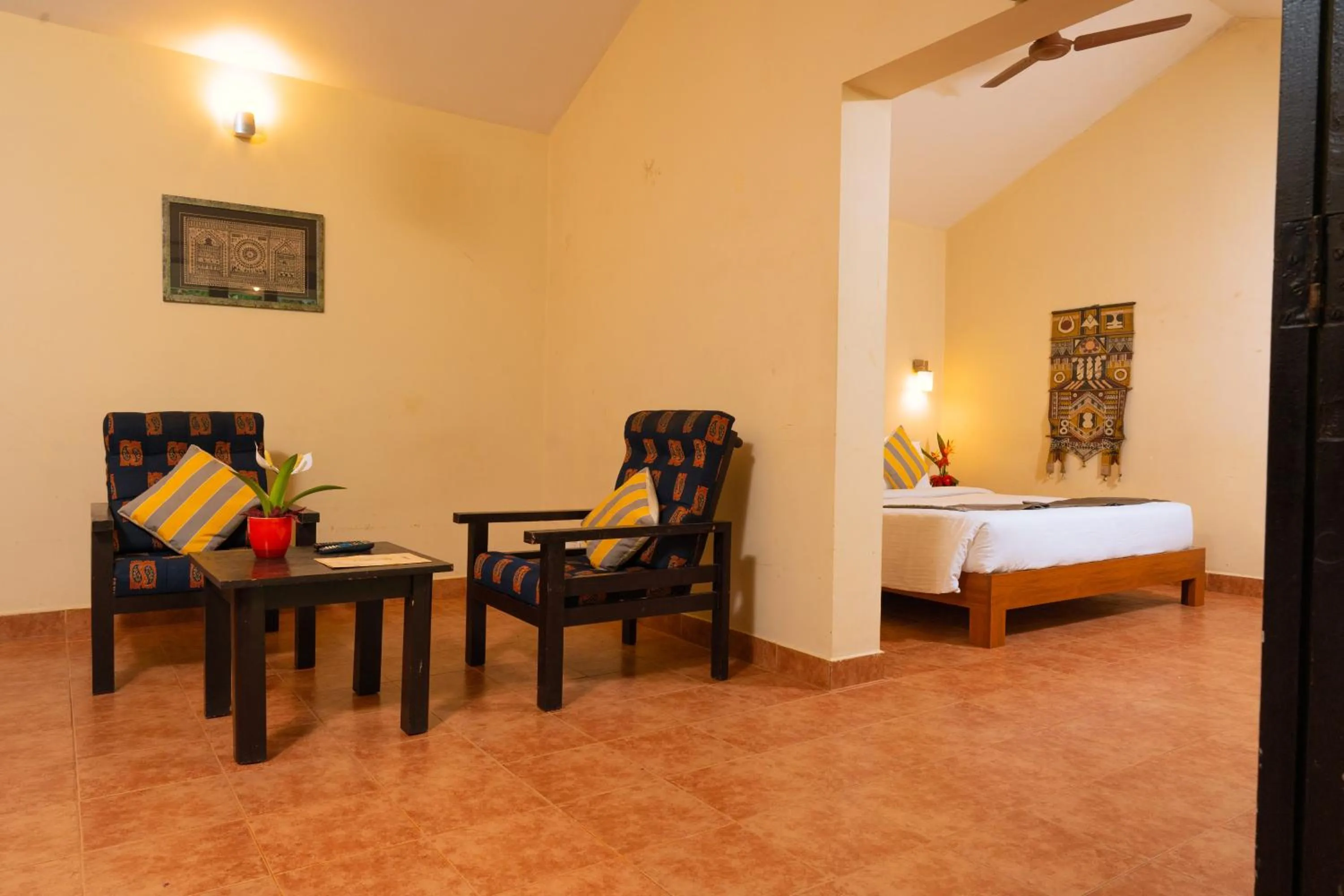 Bed in Falling Waters Munnar