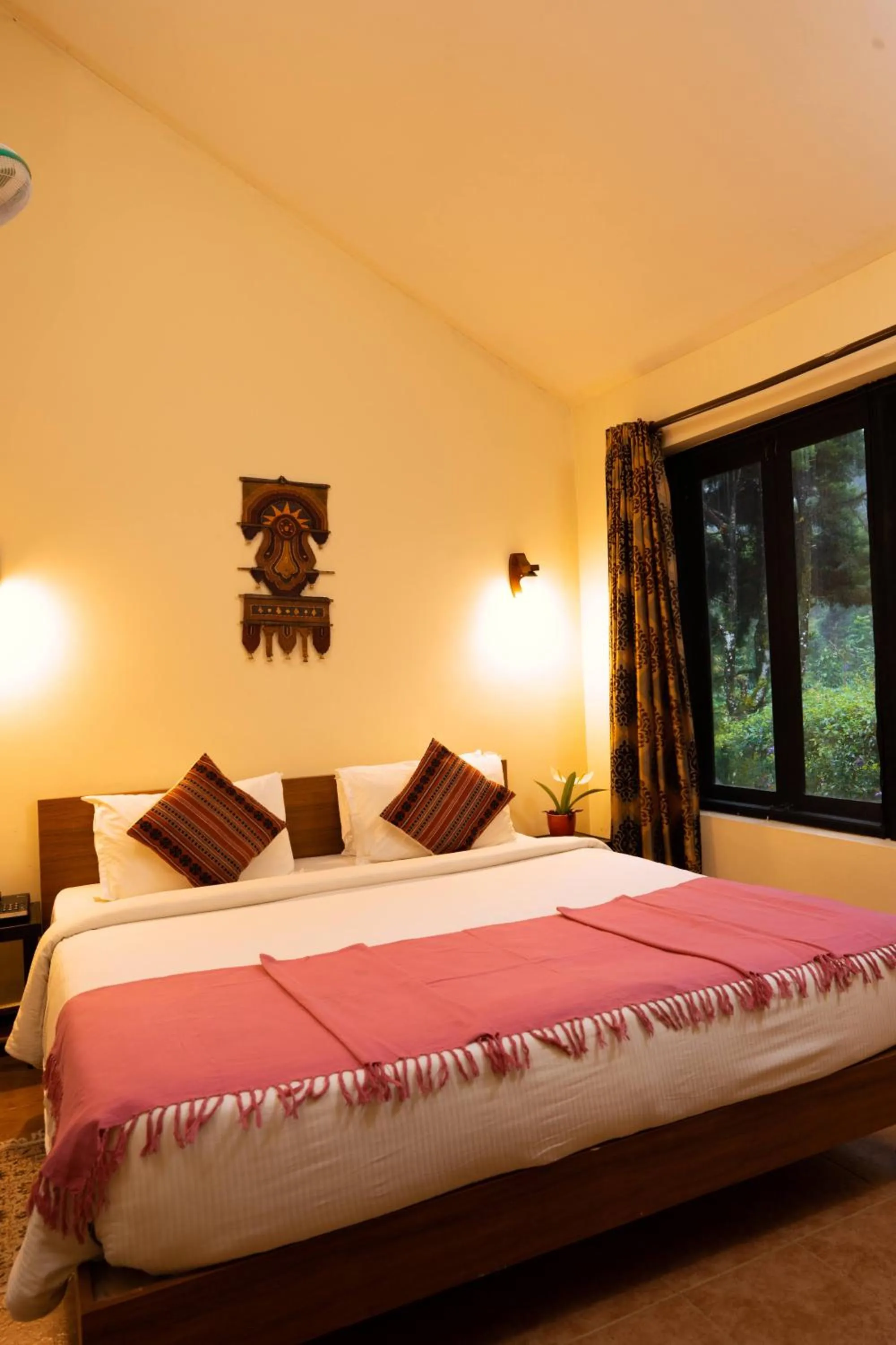 Bed in Falling Waters Munnar