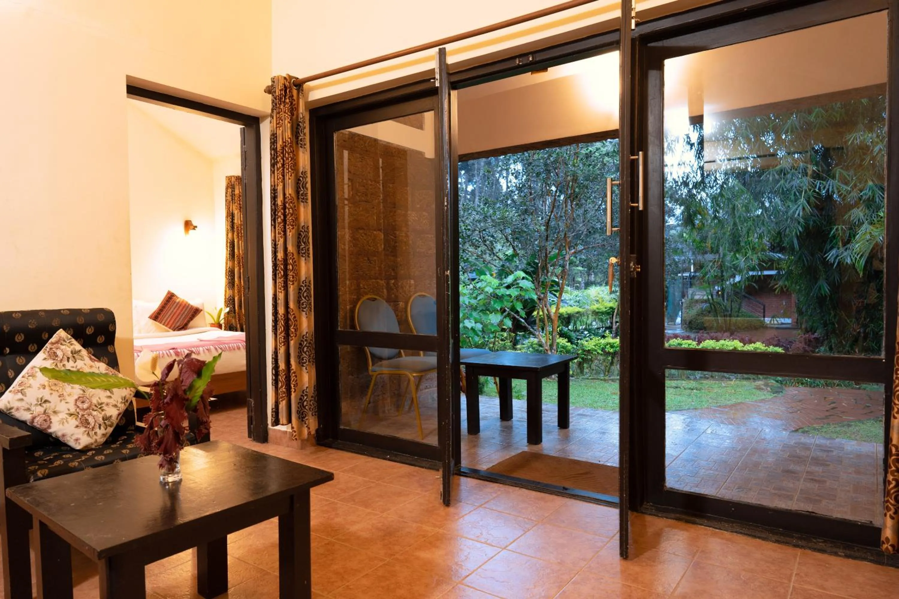 Living room in Falling Waters Munnar