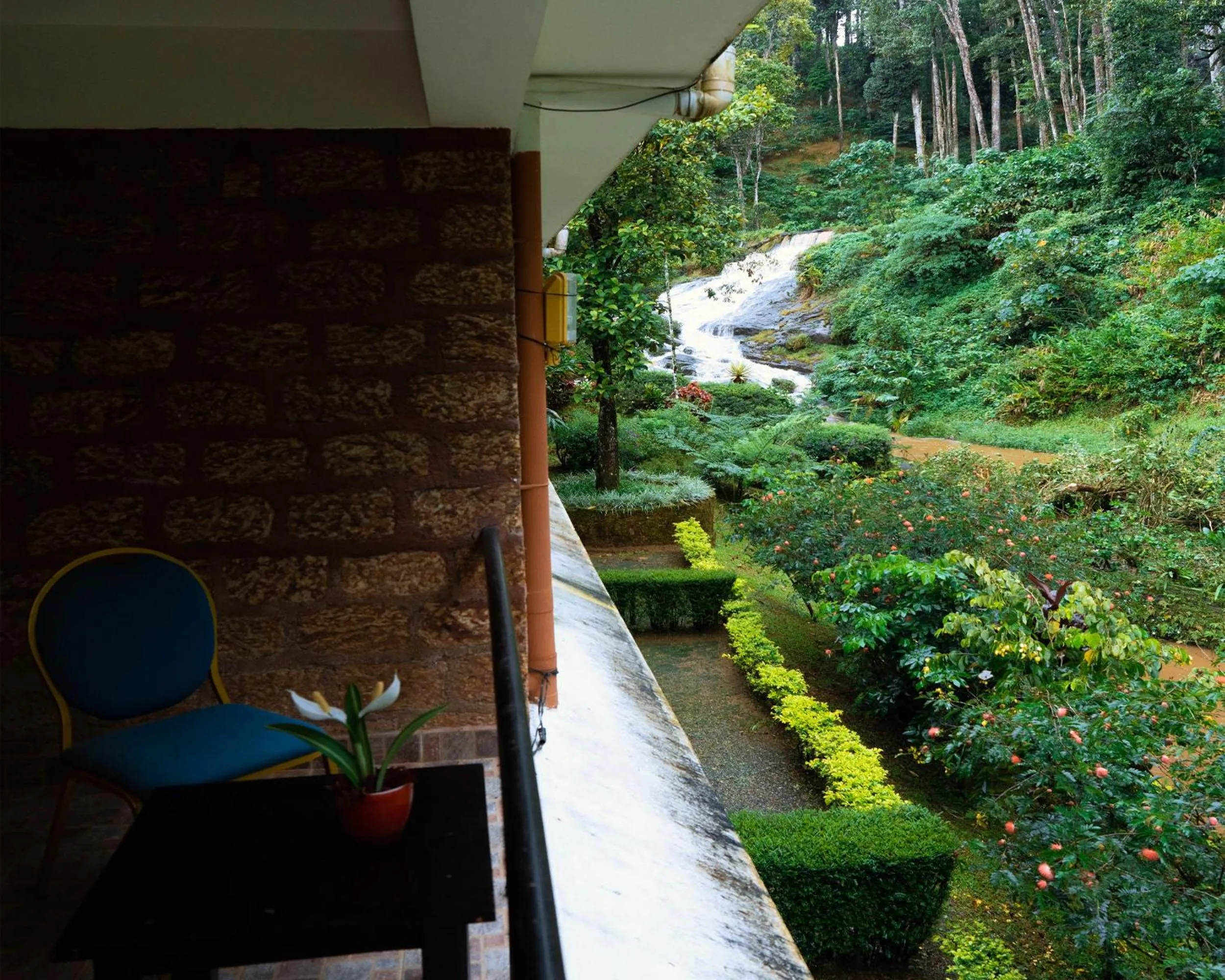 Natural landscape in Falling Waters Munnar