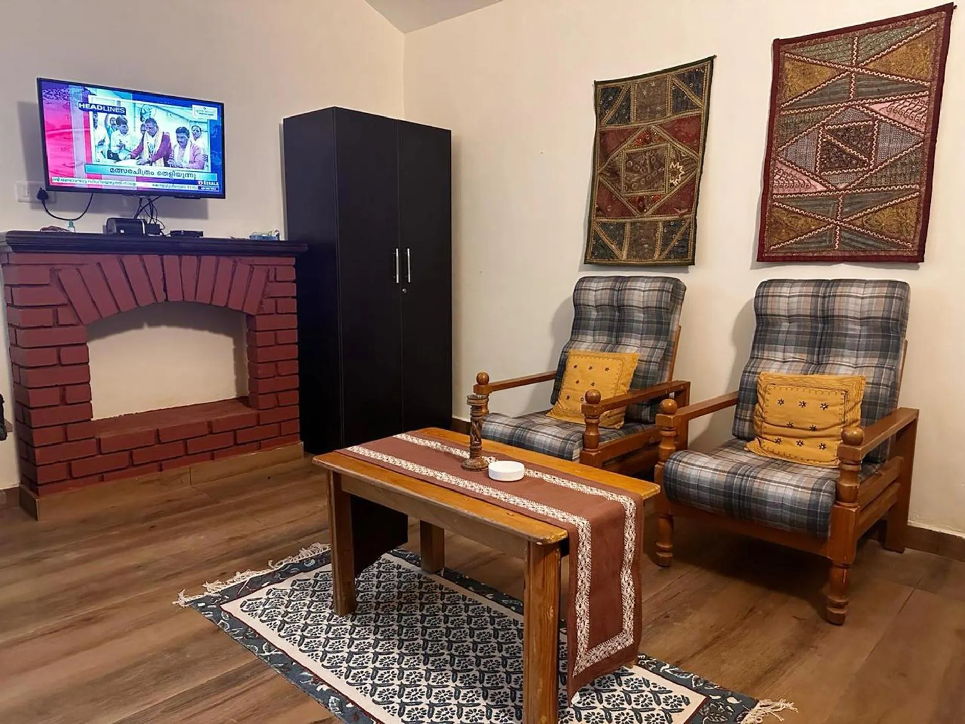 Living room in Falling Waters Munnar