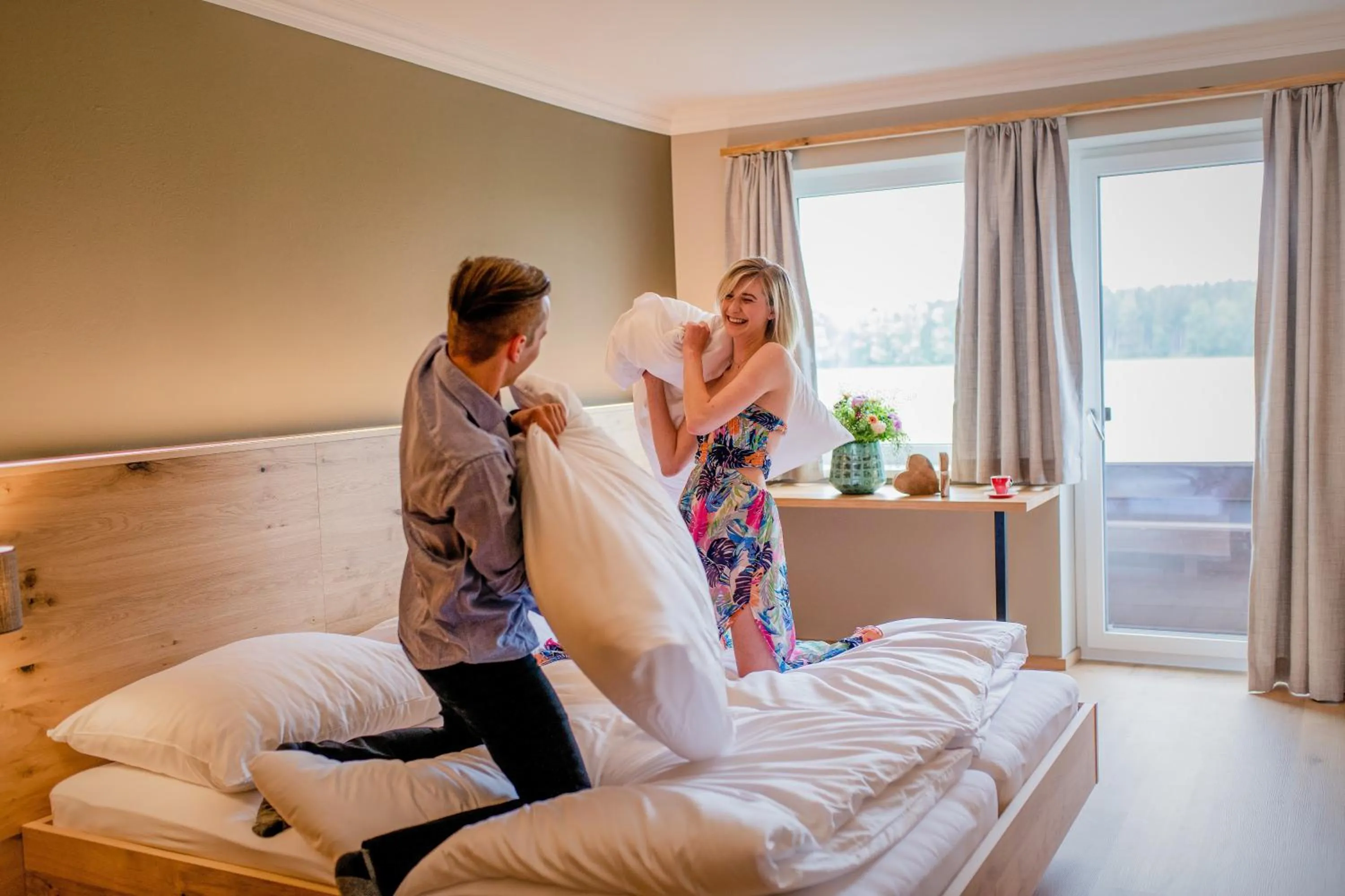 Bed in Hotel z'Leithen