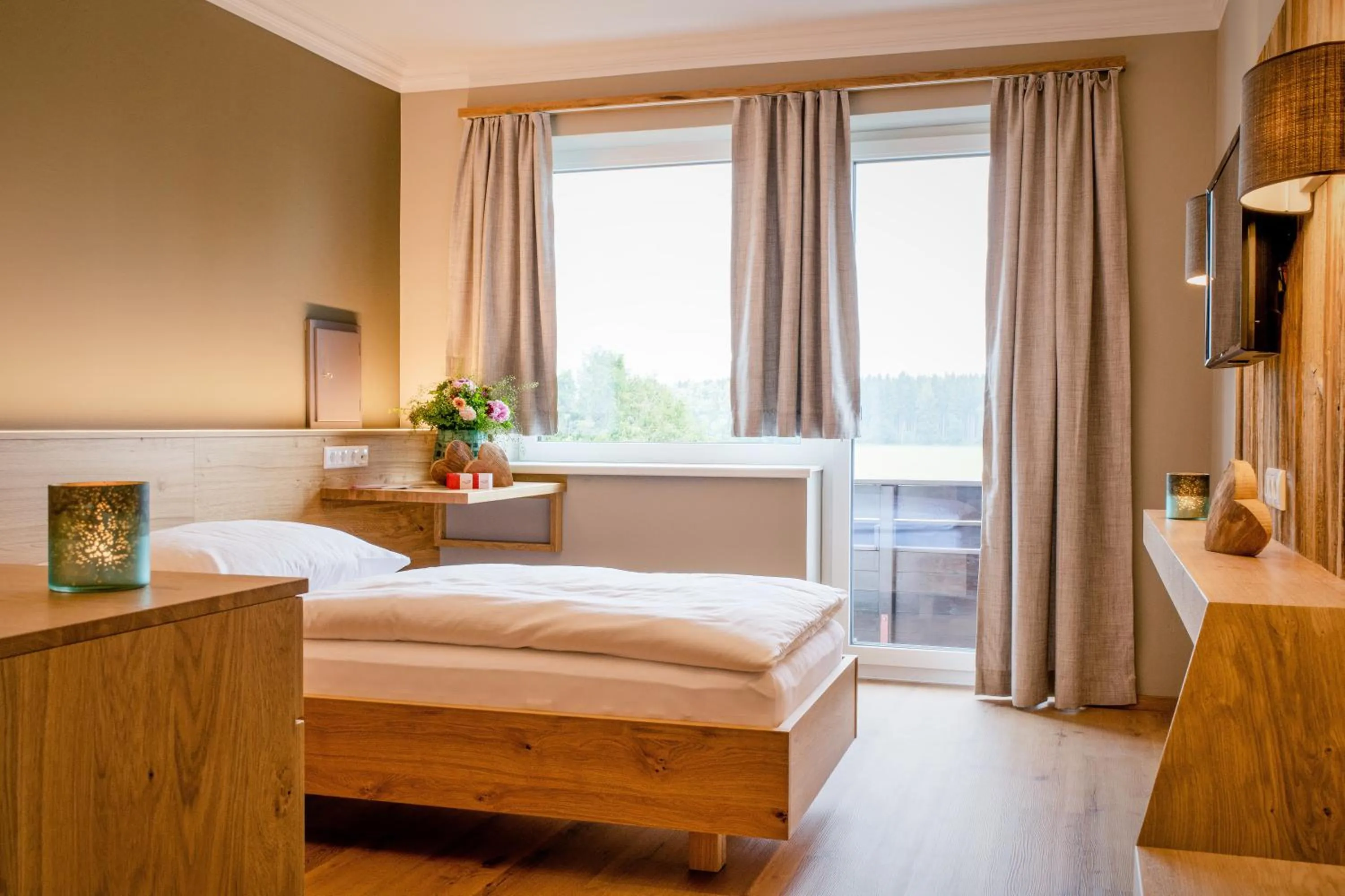 Bed in Hotel z'Leithen