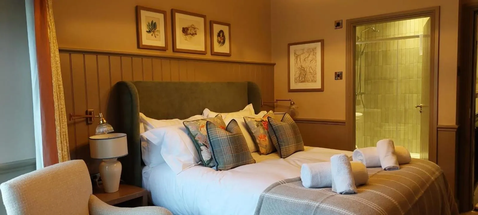 Bed in The Crown Inn