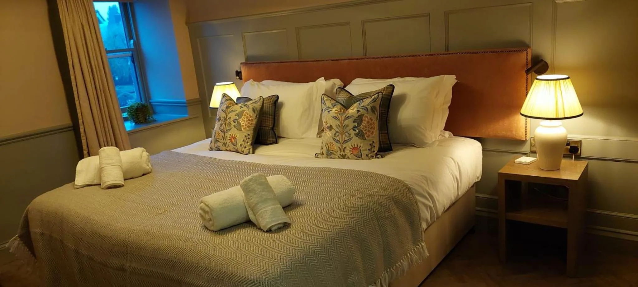 Bed in The Crown Inn