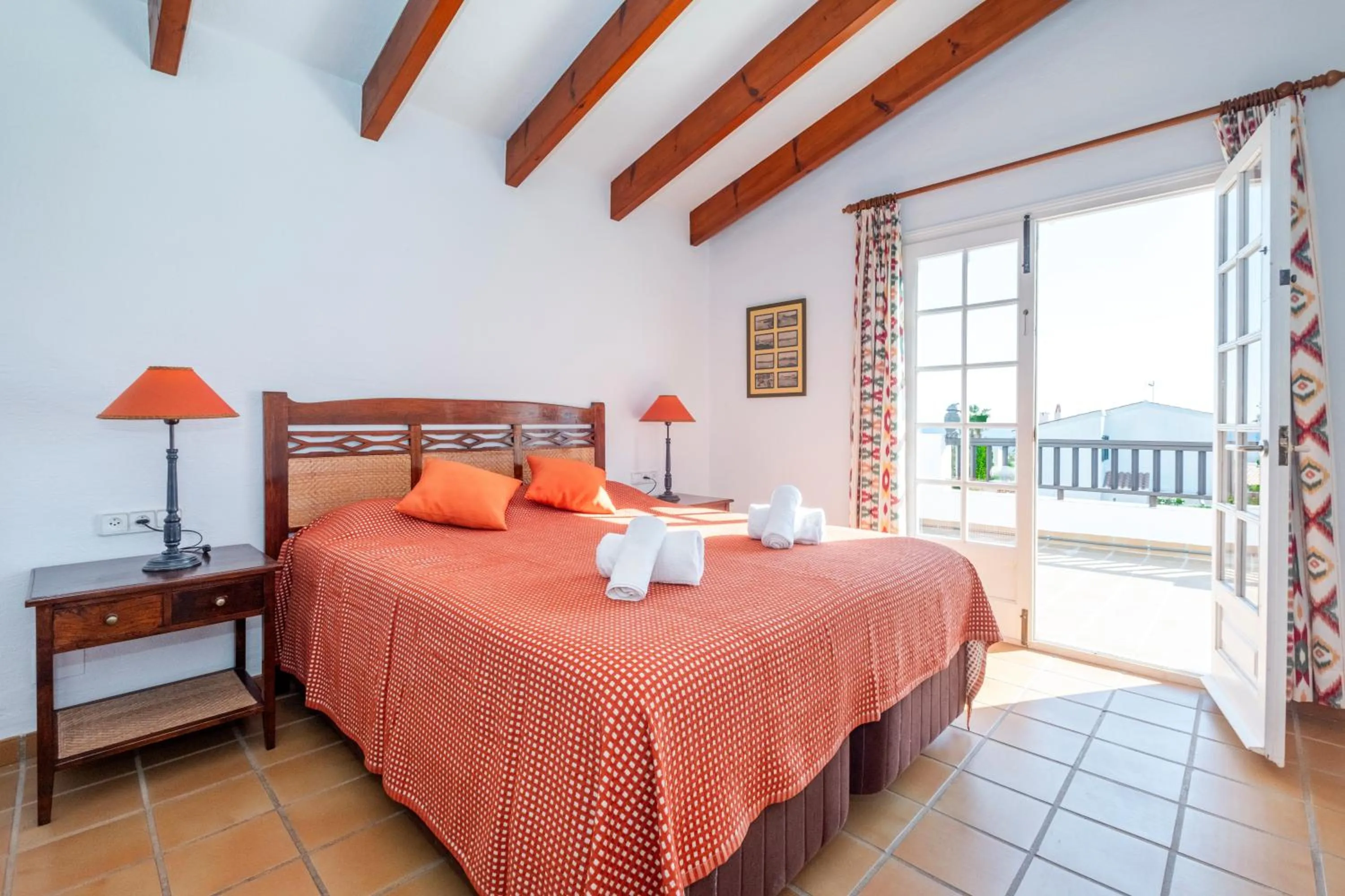 Bed in Villa Binigo