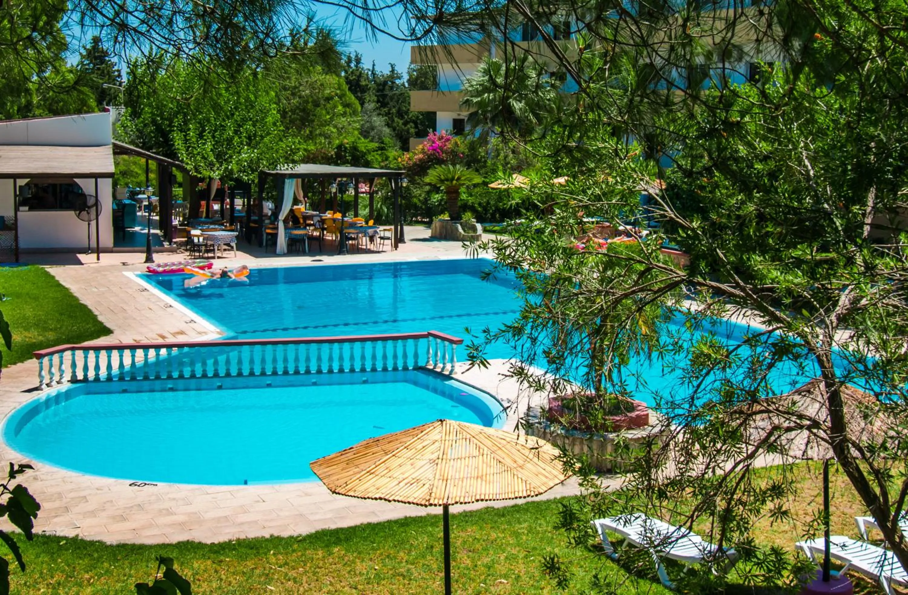 Swimming pool in Achousa Hotel