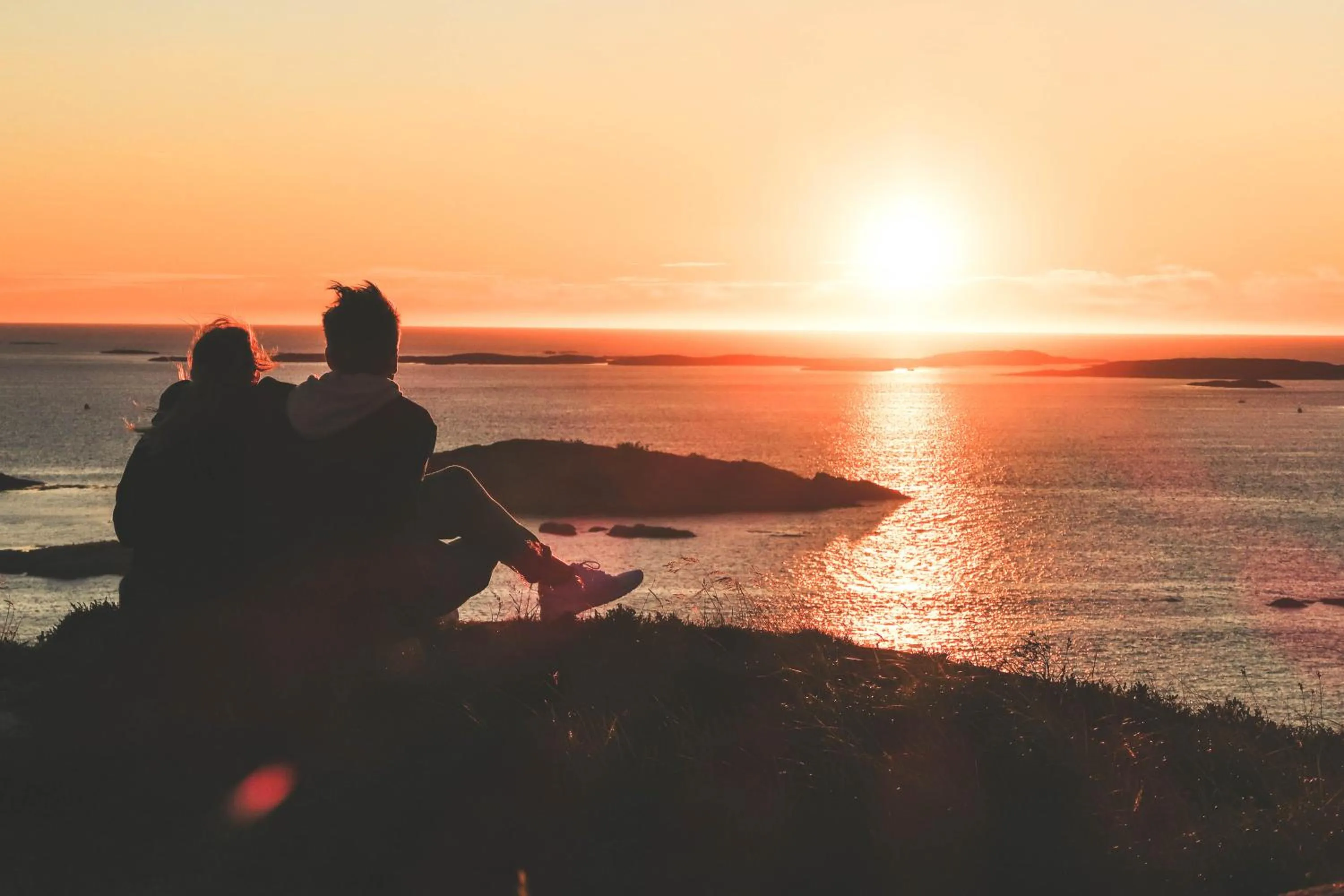 Sunset in Hotel Frøya