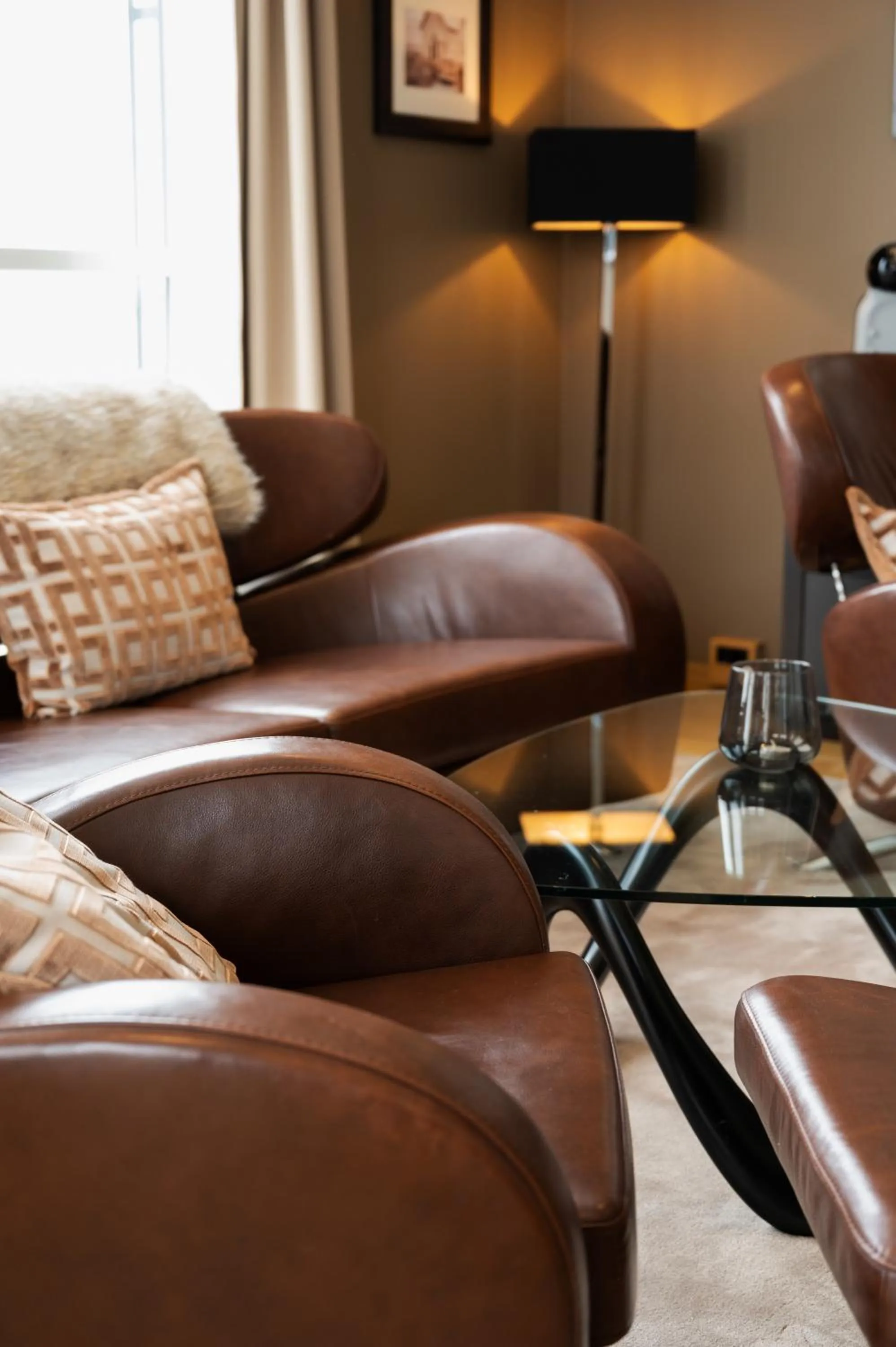 Seating area in Hotel Frøya