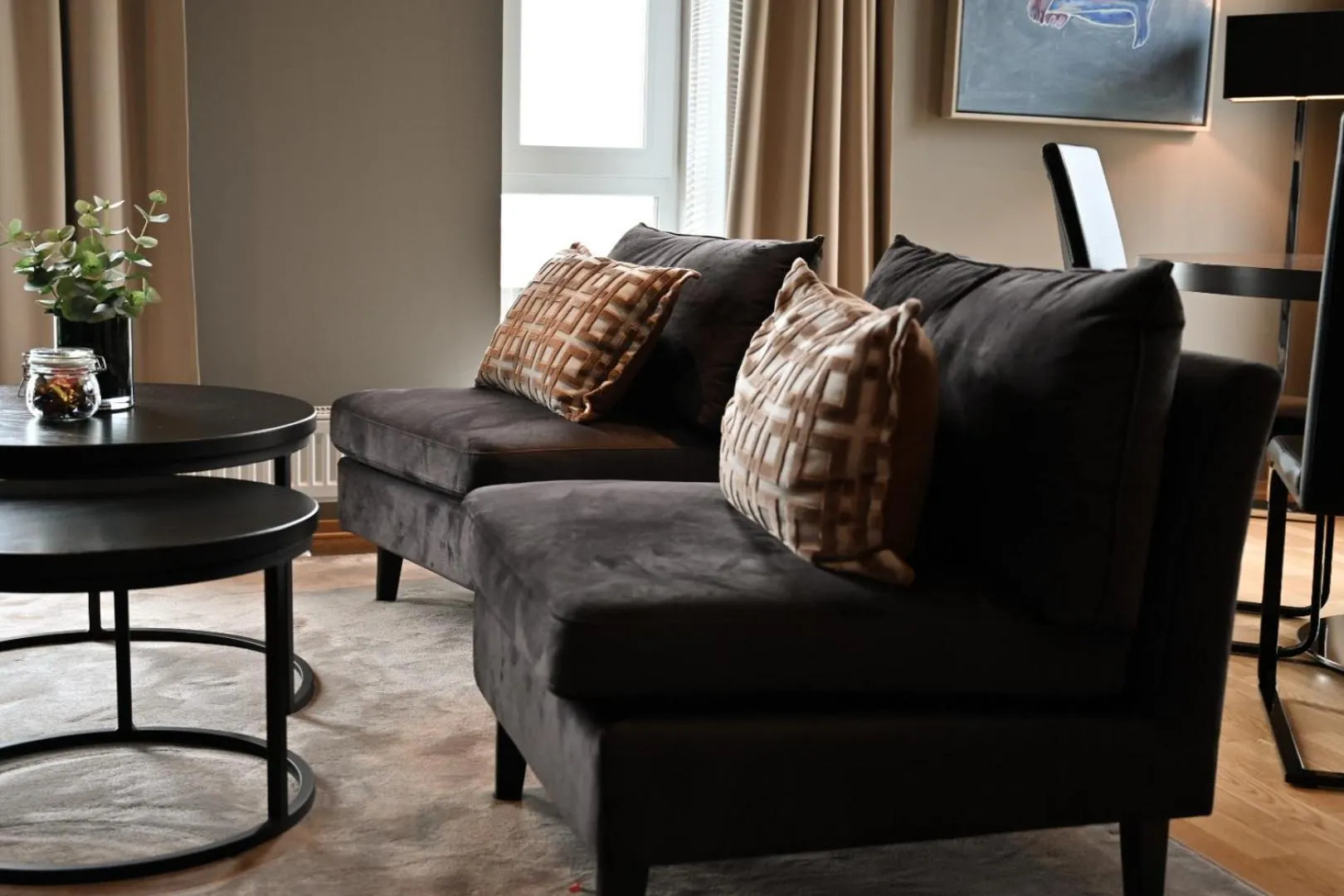 Seating area in Hotel Frøya