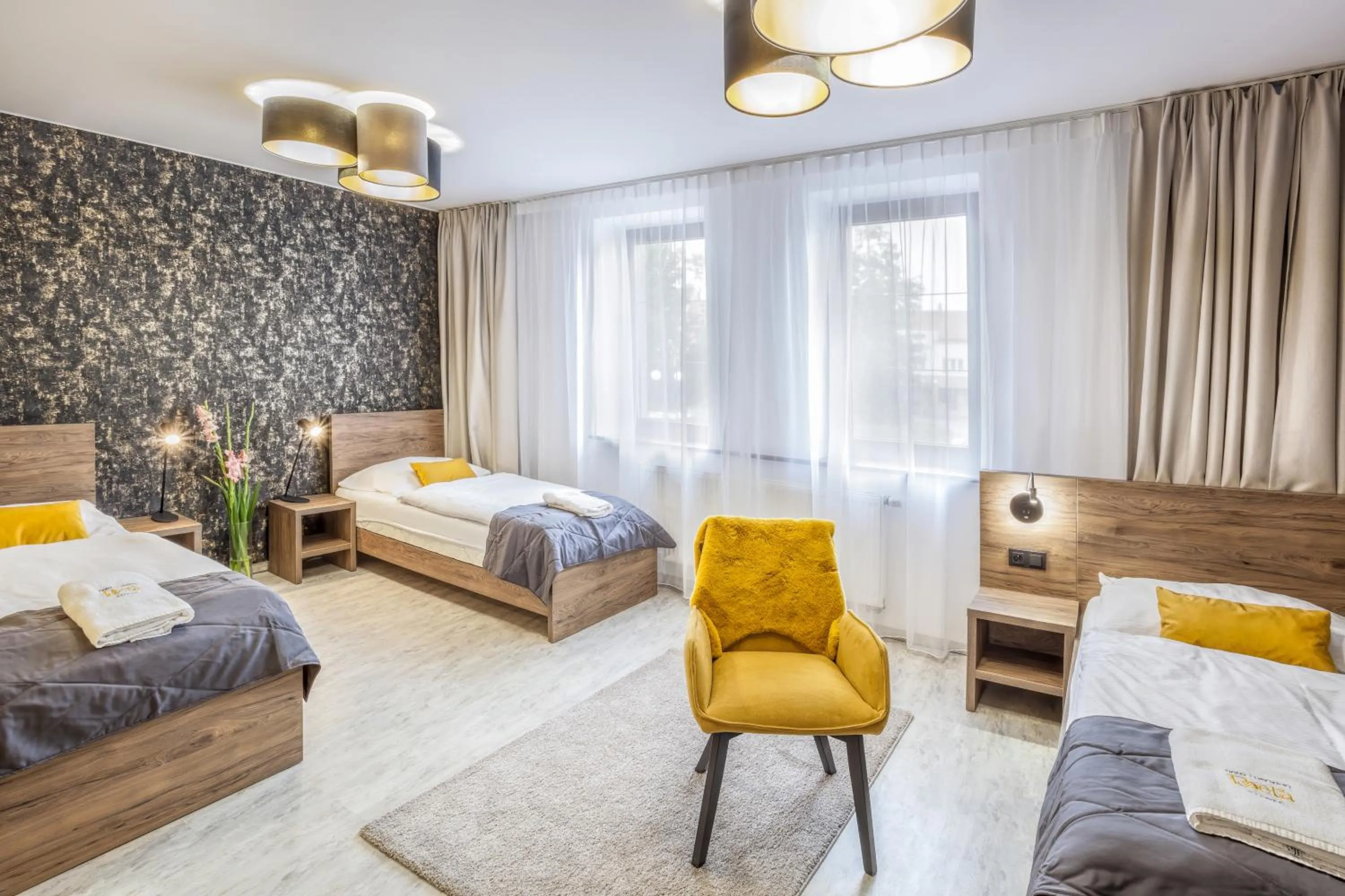 Bed in Hotel Beta
