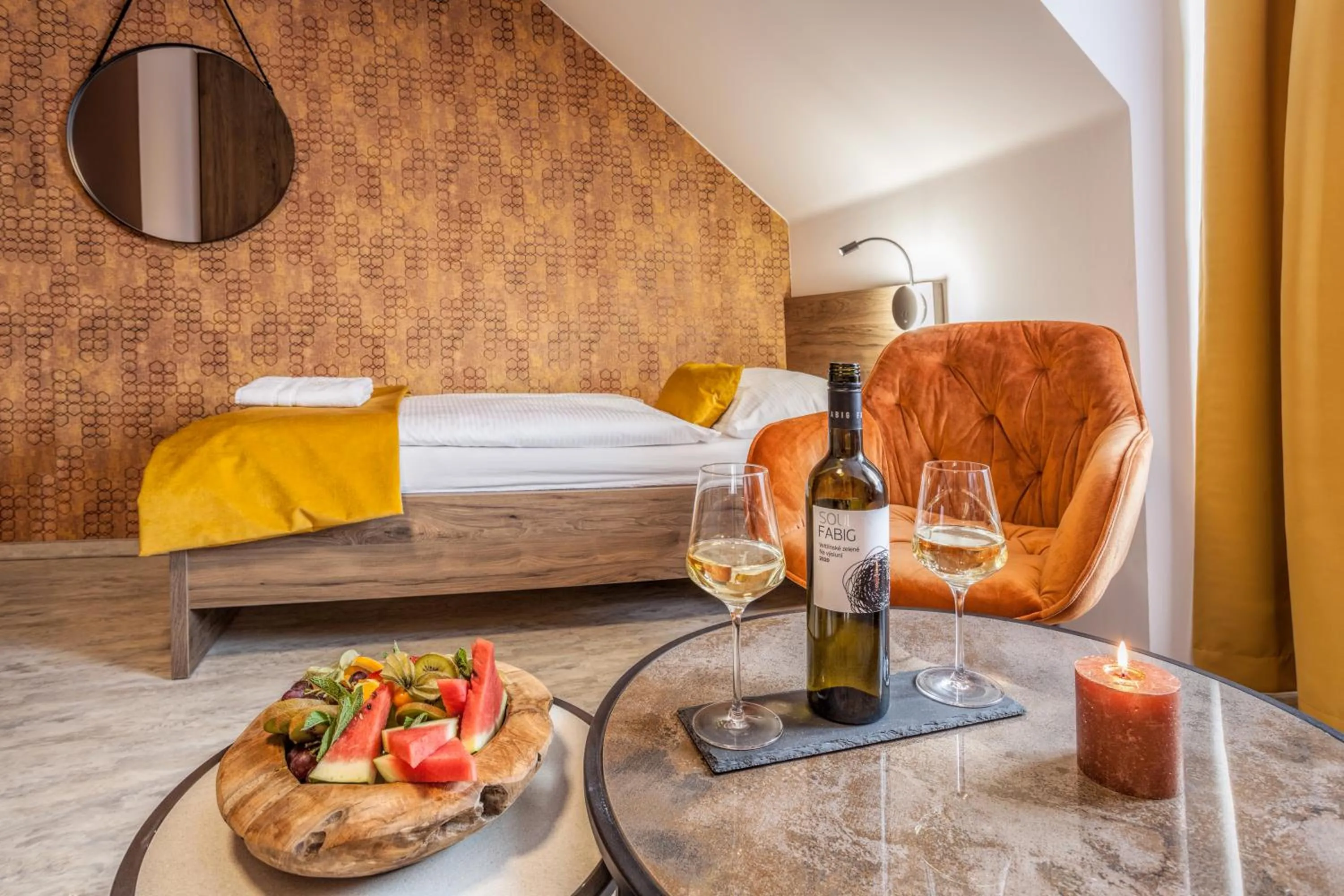 Bed in Hotel Beta