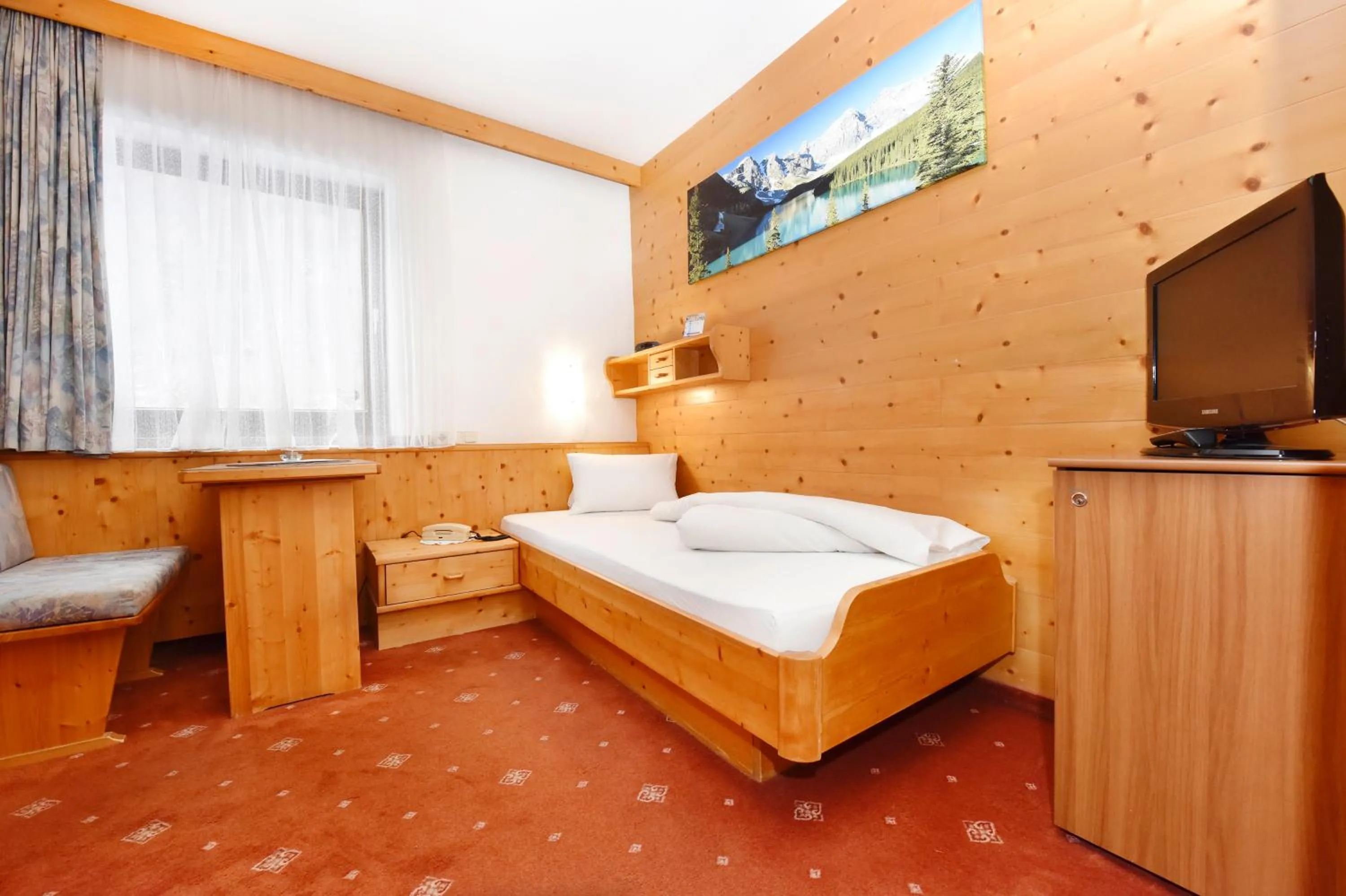 Bed in Hotel Silvretta