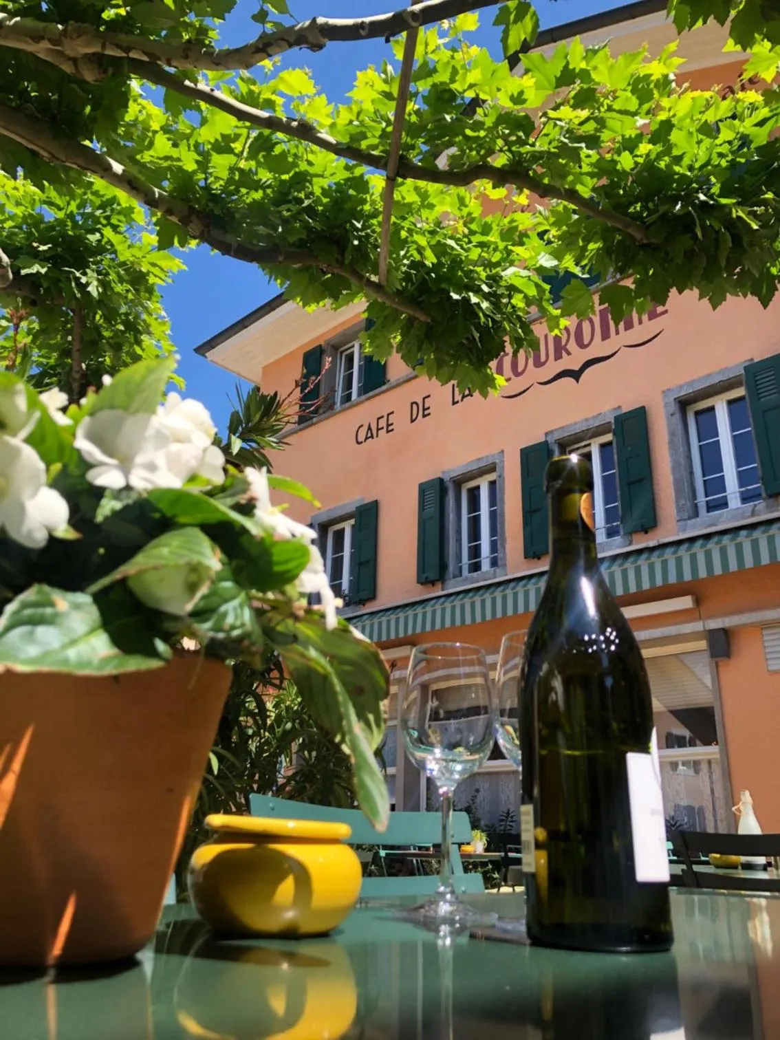 Patio in Auberge Communale de la Couronne