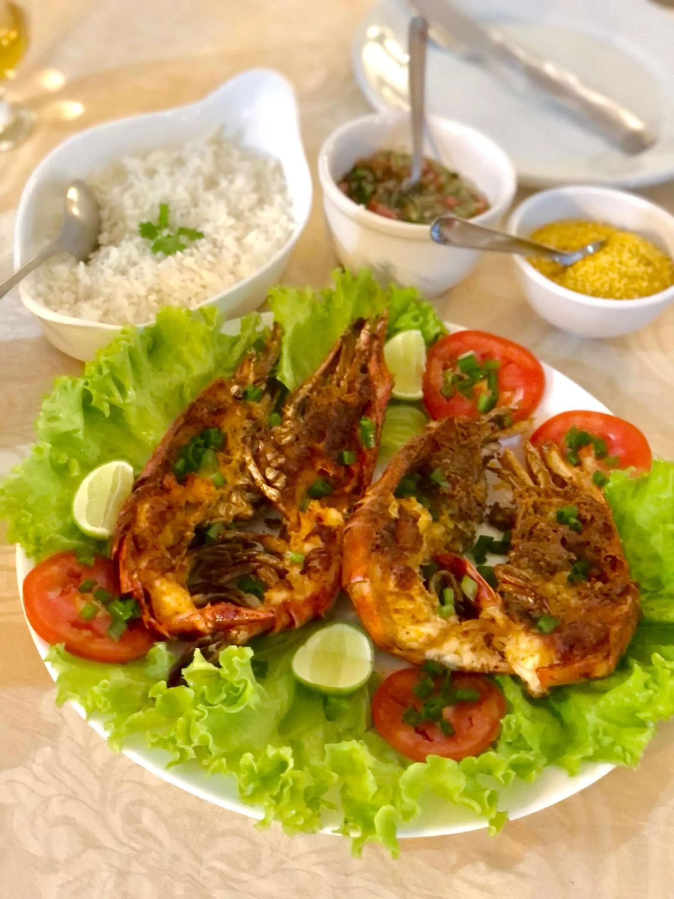 Restaurant/places to eat in Pousada Rio Alegre