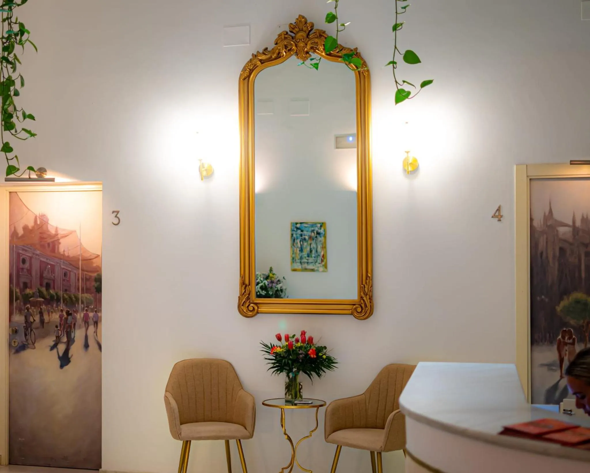 Lobby or reception in Hotel Palacio Alcázar