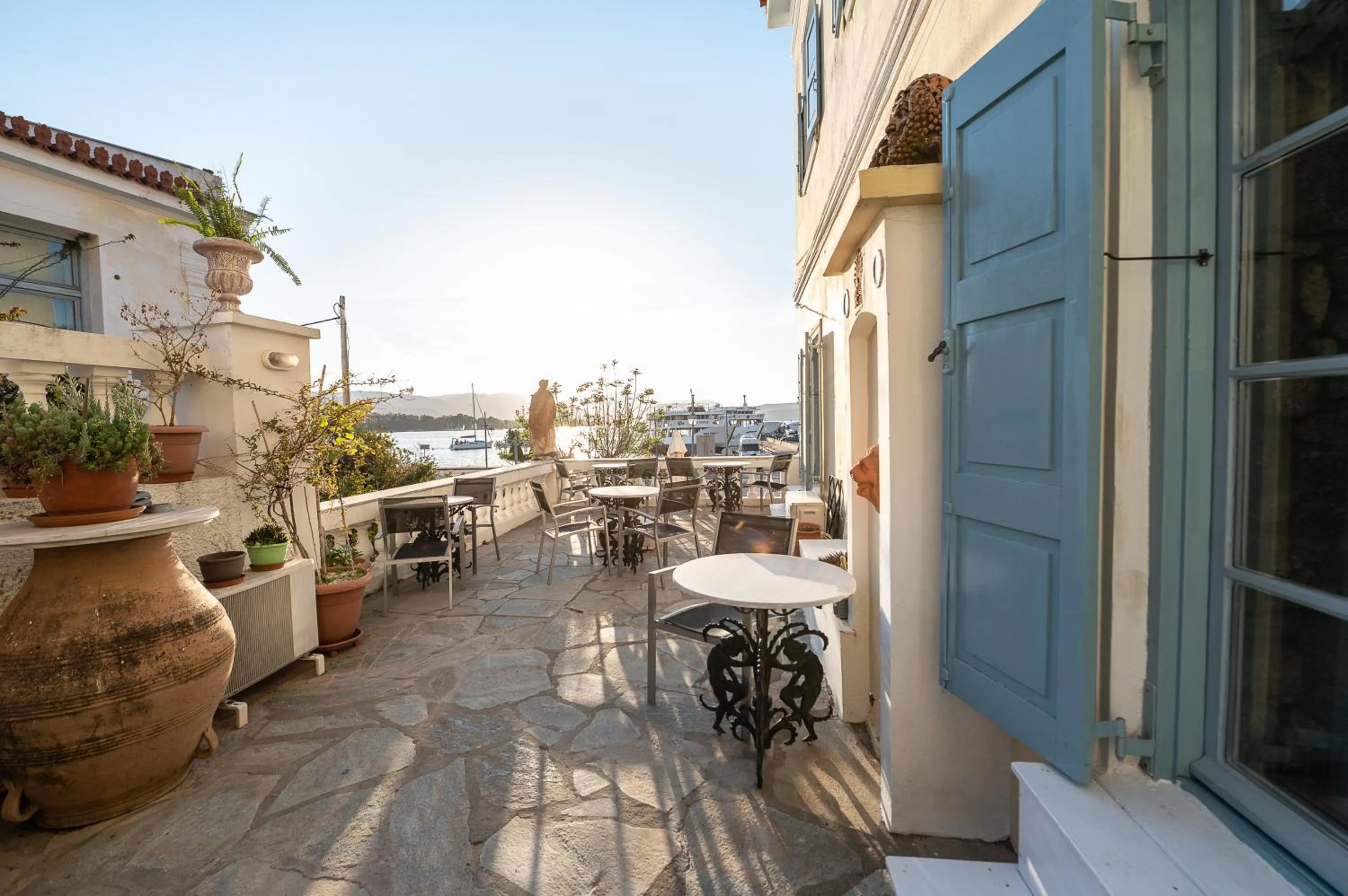Balcony/Terrace in Dionysos Hotel