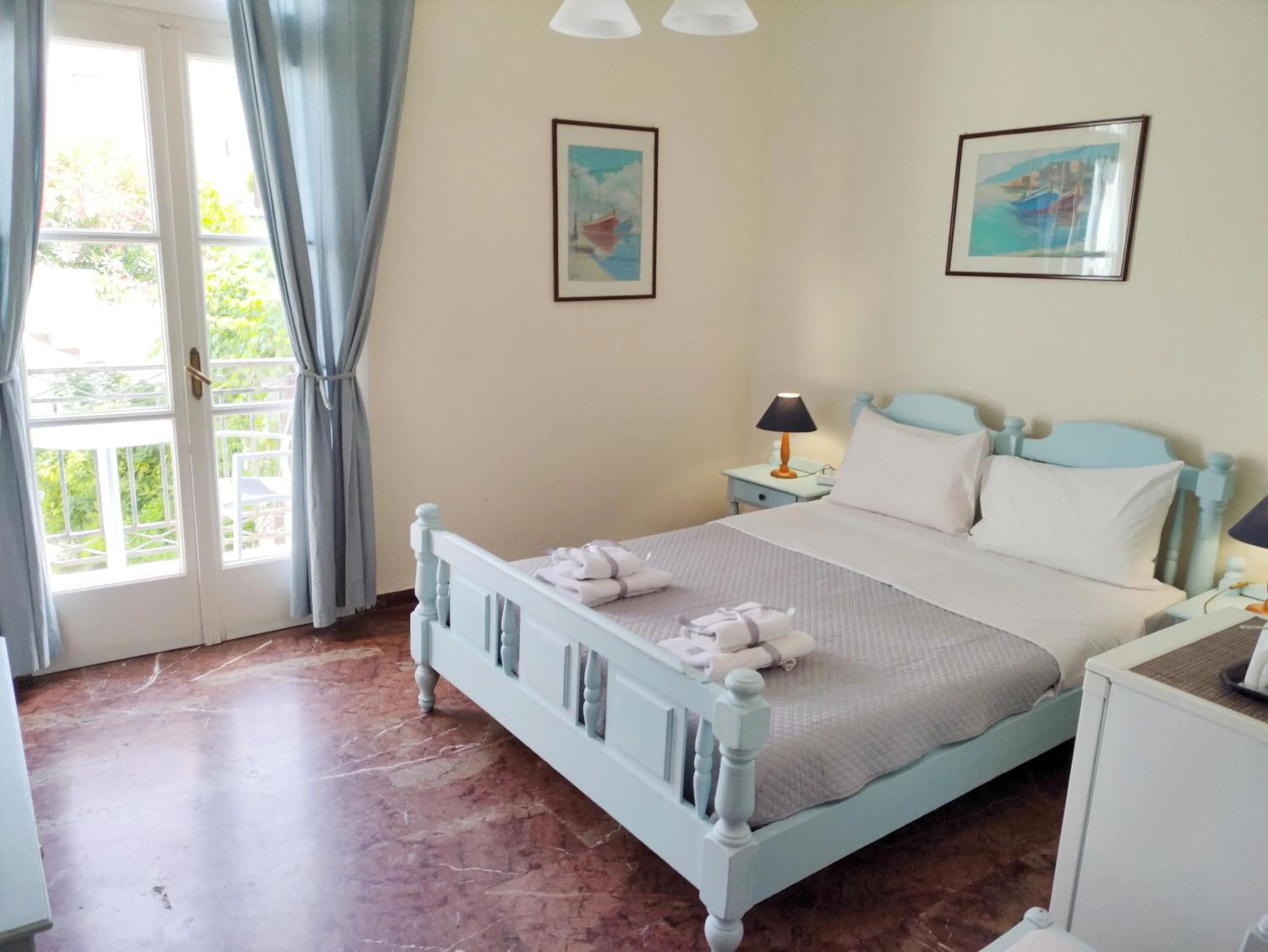 Bedroom, Bed in Dionysos Hotel