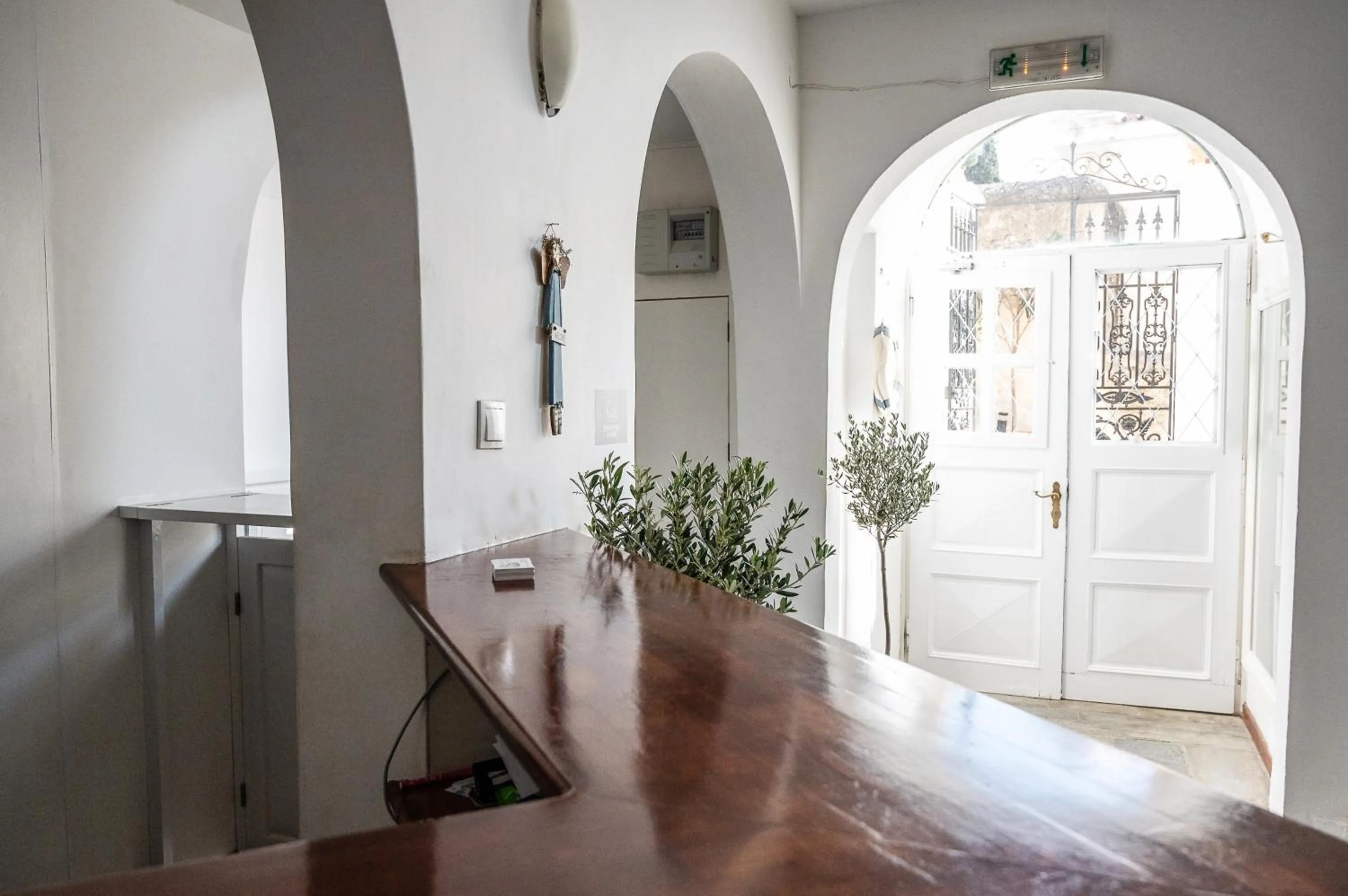 Lobby or reception in Dionysos Hotel