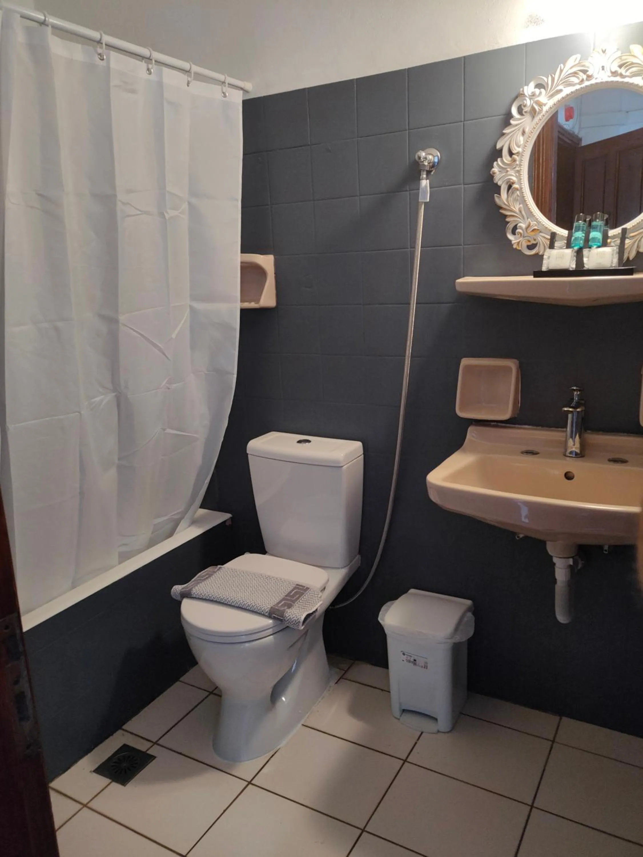 Bathroom in Dionysos Hotel