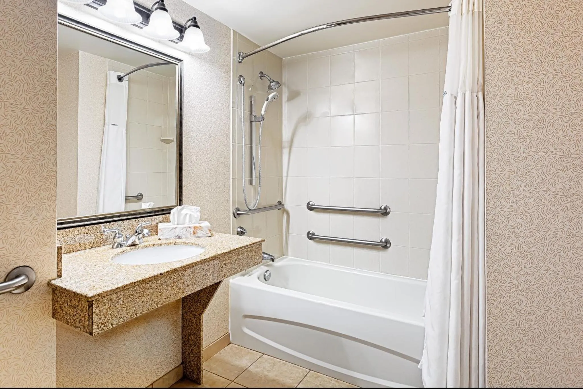 Bathroom in Lexington Expo Hotel by IHG