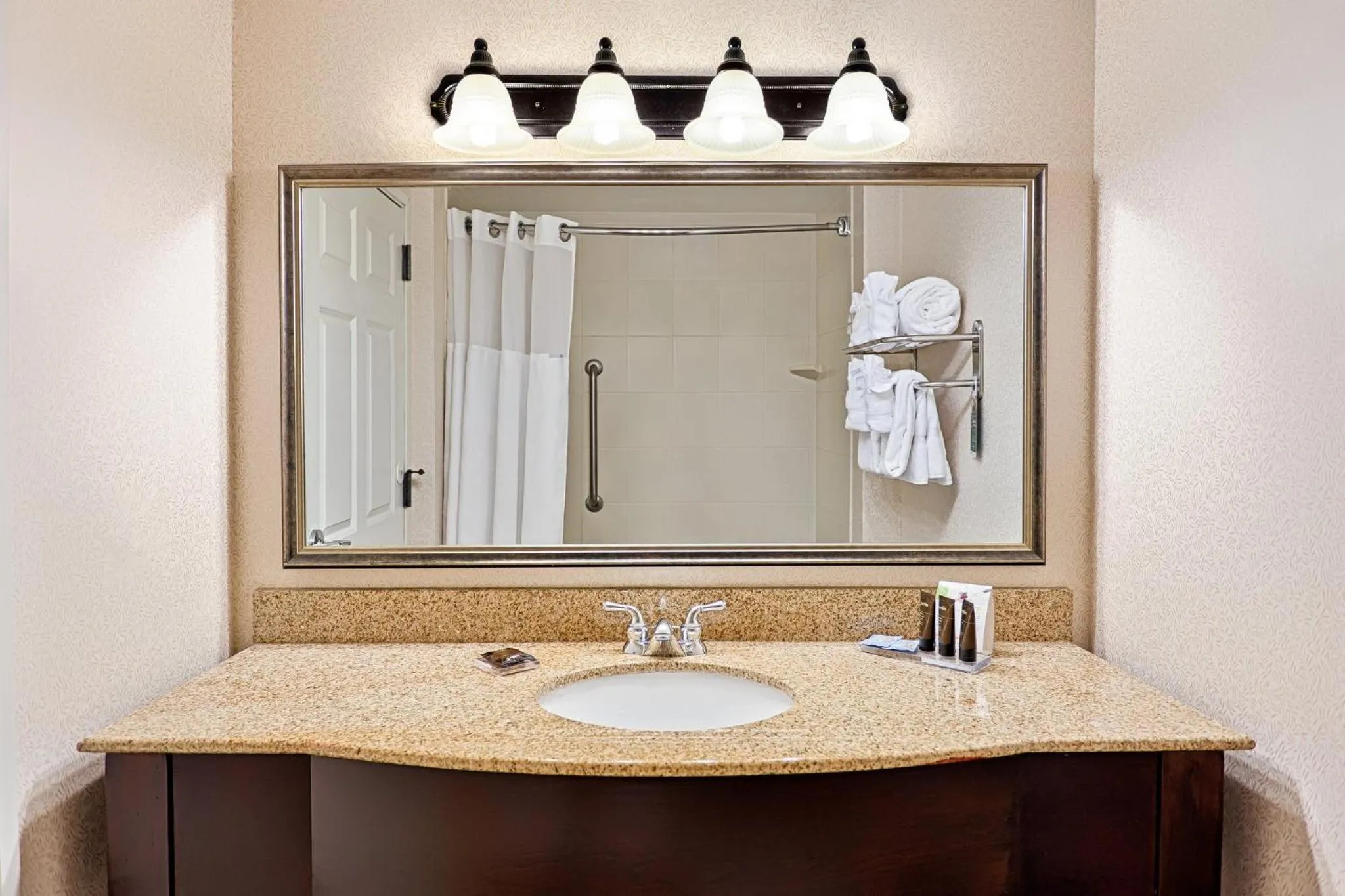 Bathroom in Lexington Expo Hotel by IHG