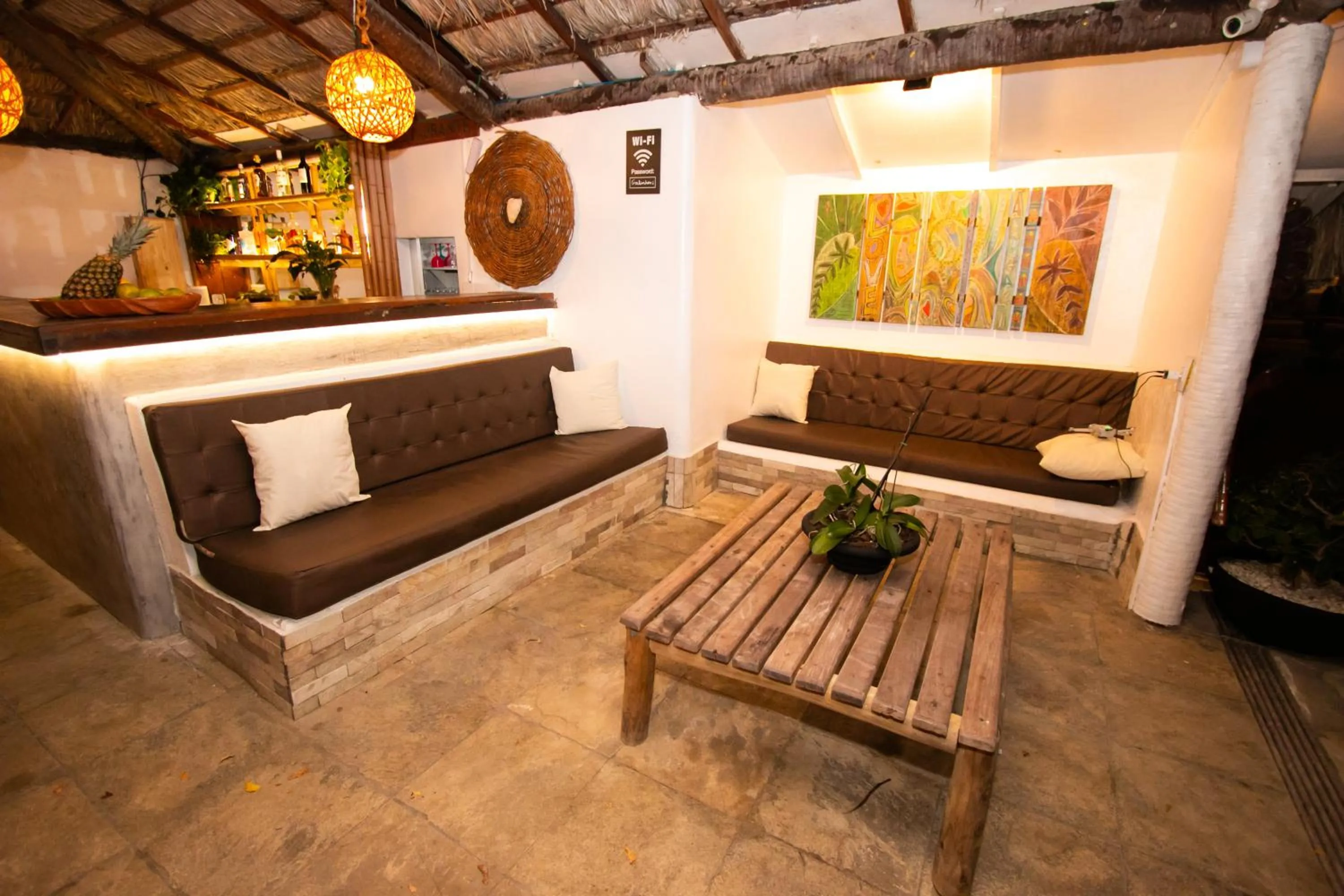 Lounge or bar in Amagali Pousada