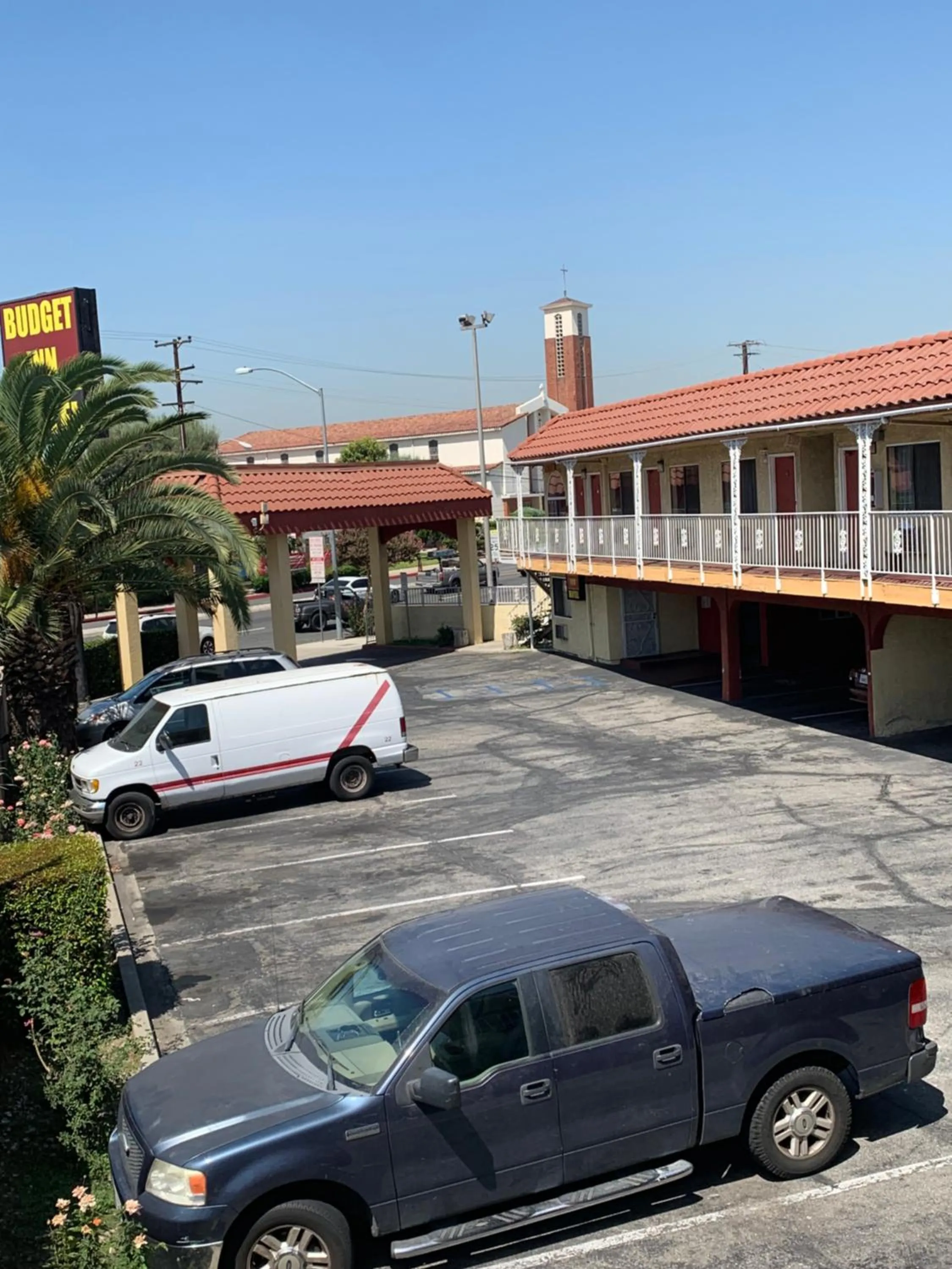 Property building in Budget Inn Motel