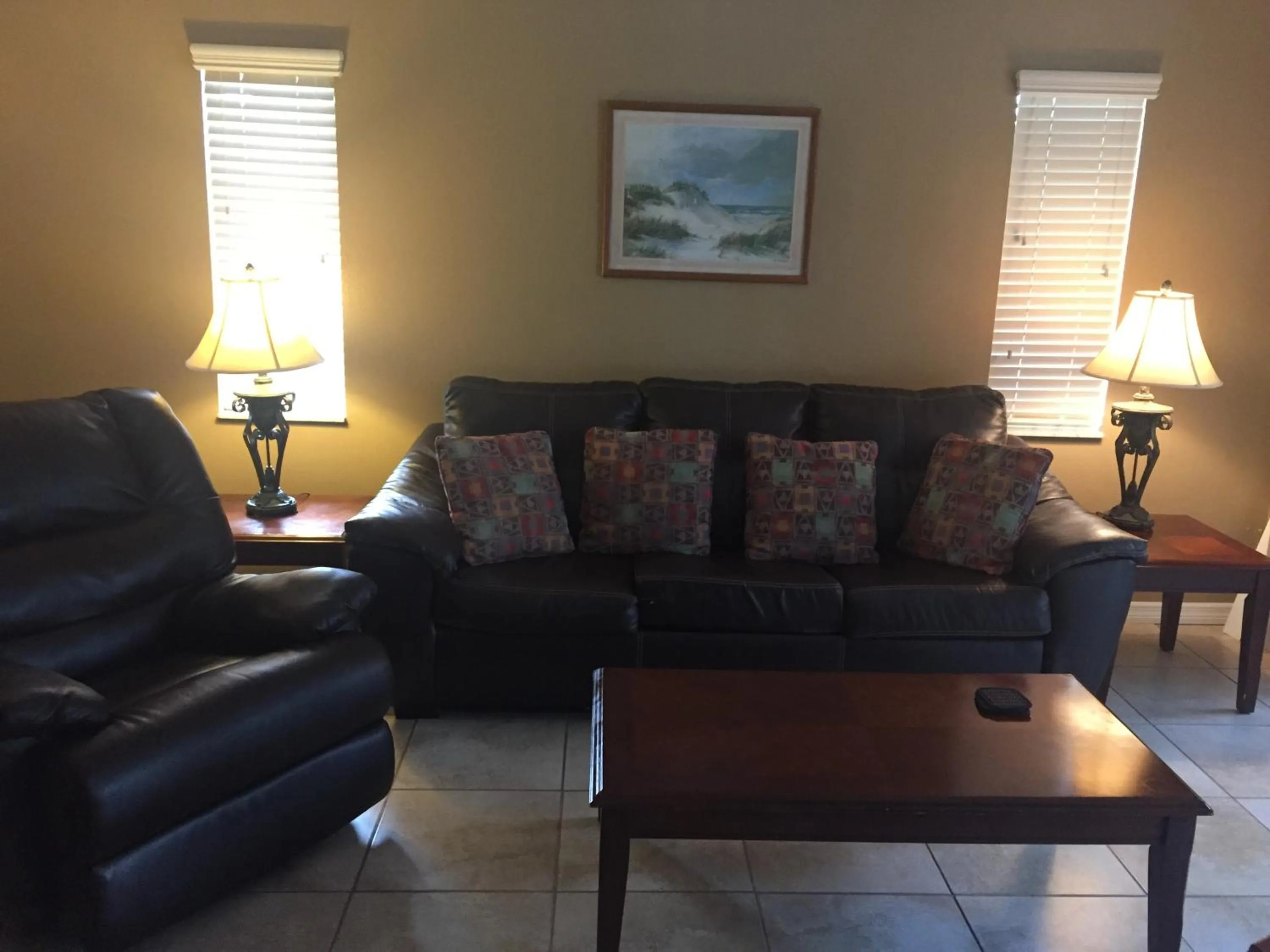 Living room in Charlotte Bay Resort