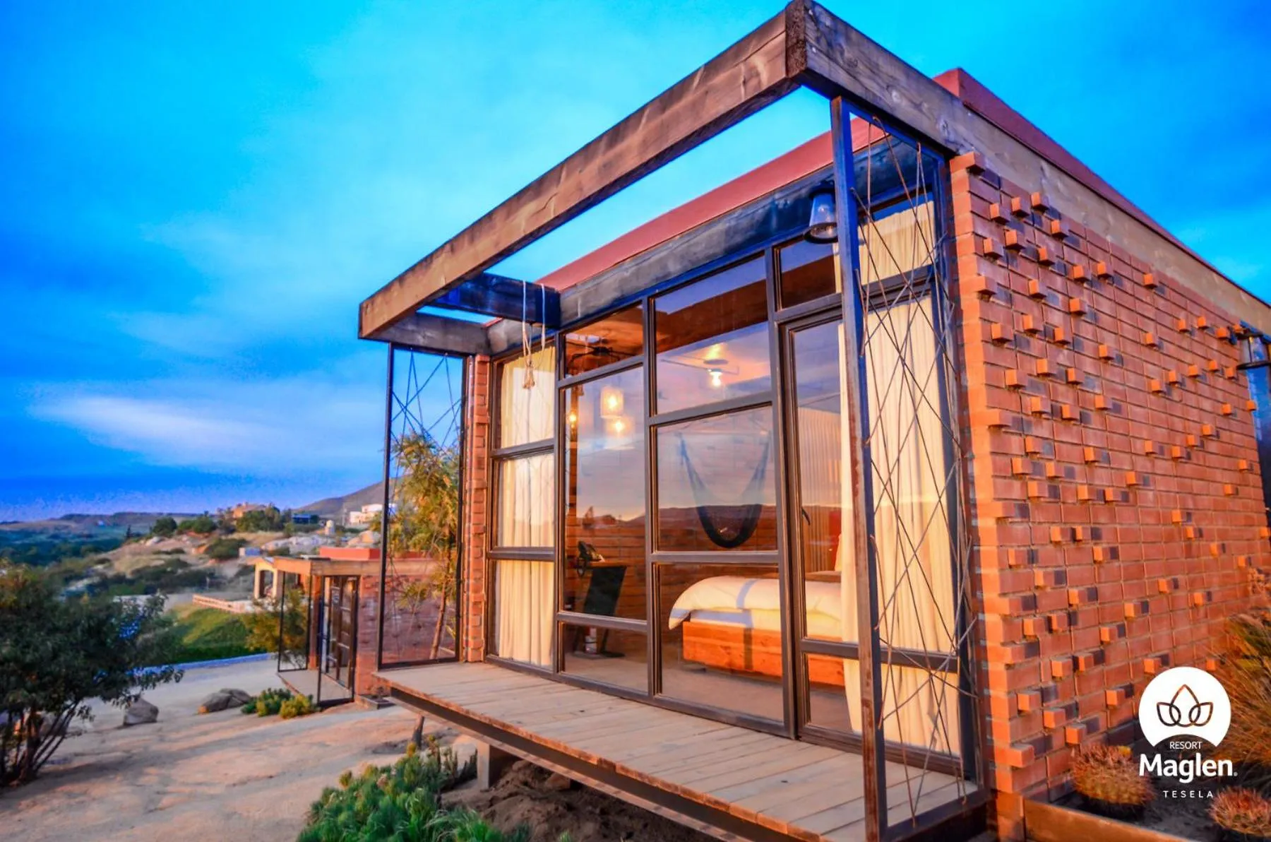 Facade/entrance in Maglen Resort