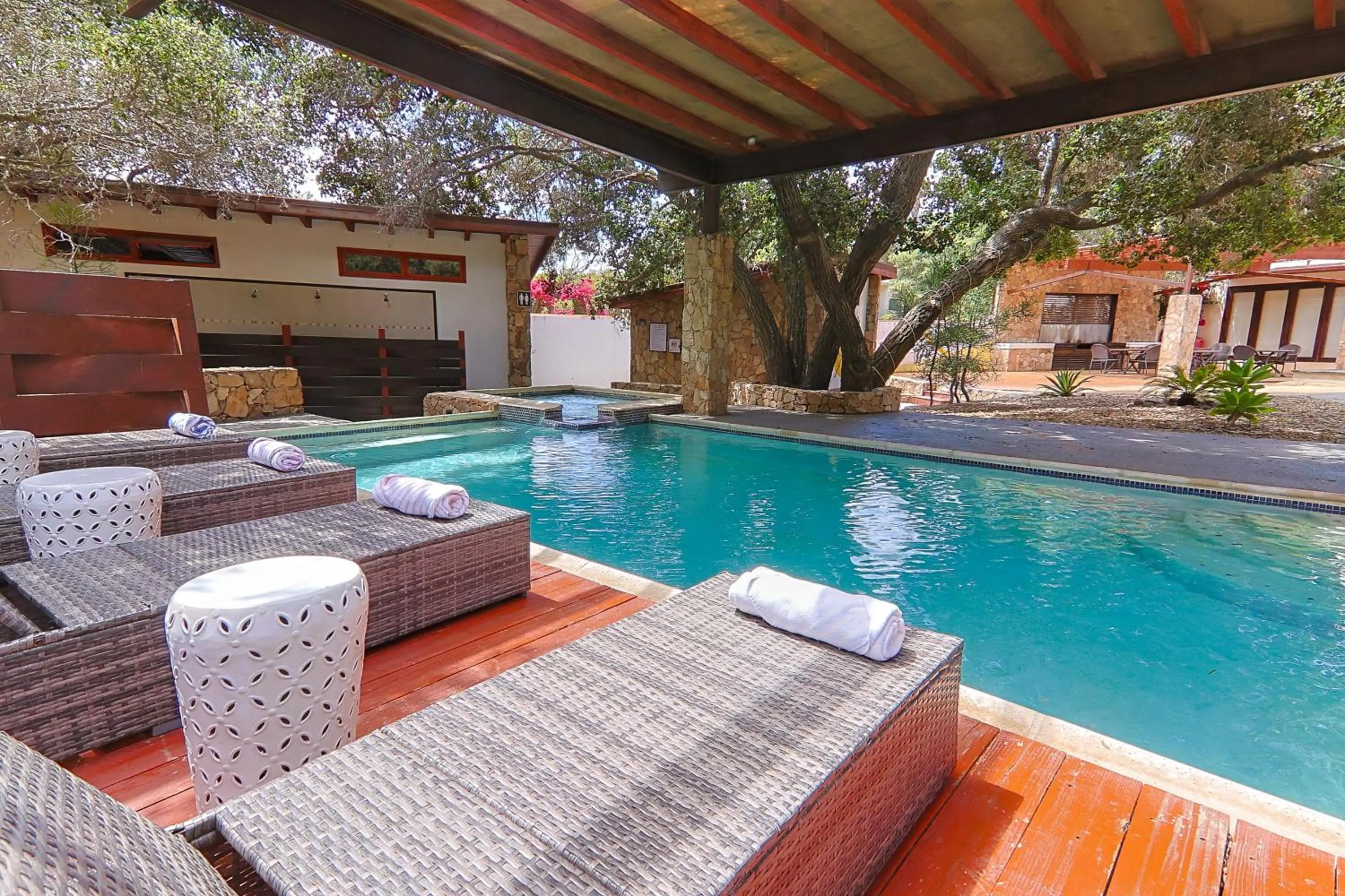 Pool view in Maglen Resort