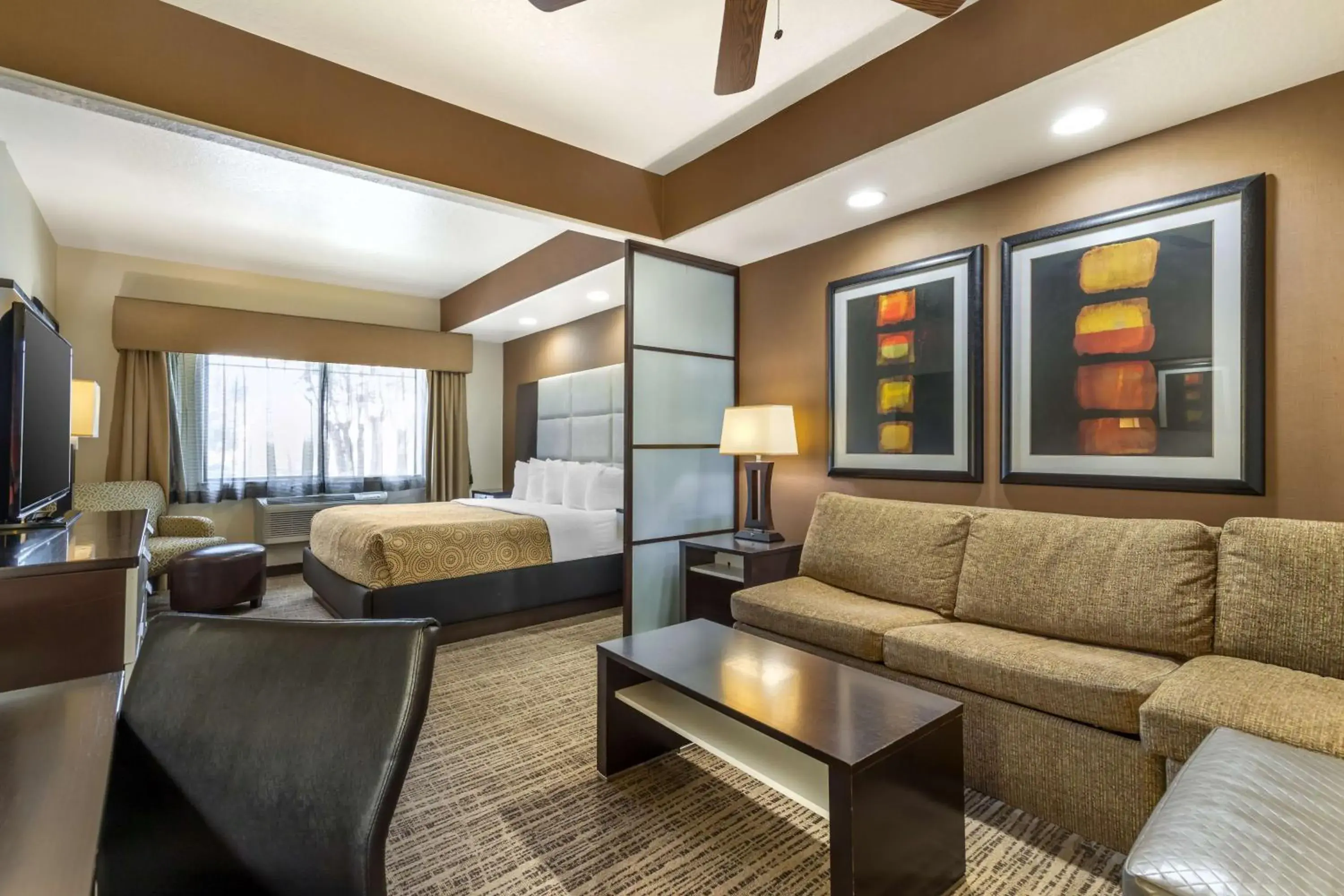 King Suite in Best Western Plus Lackland Hotel and Suites. King Suite in Best Western Plus Lackland Hotel and Suites.