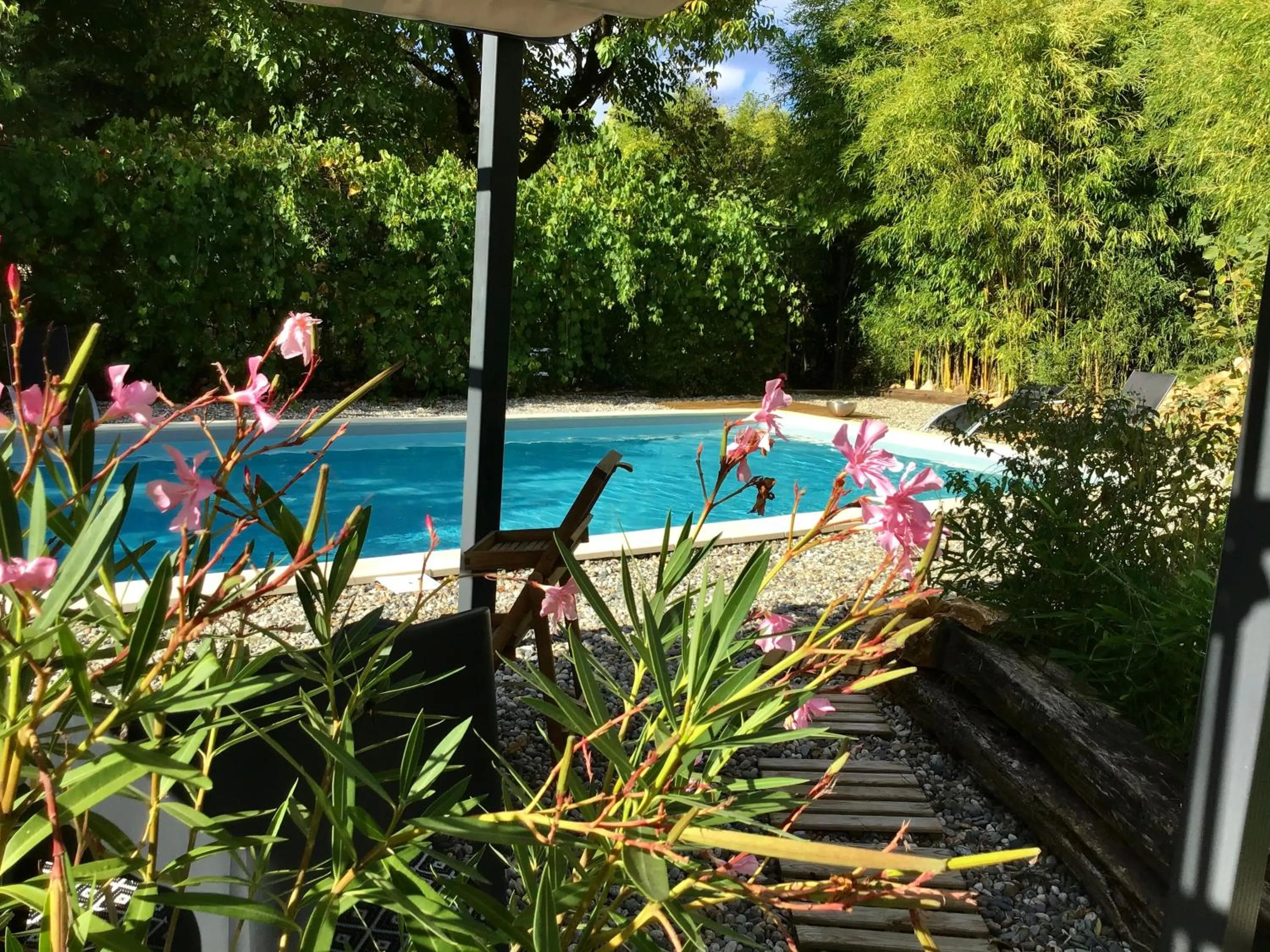 Swimming pool in Villa Léovil