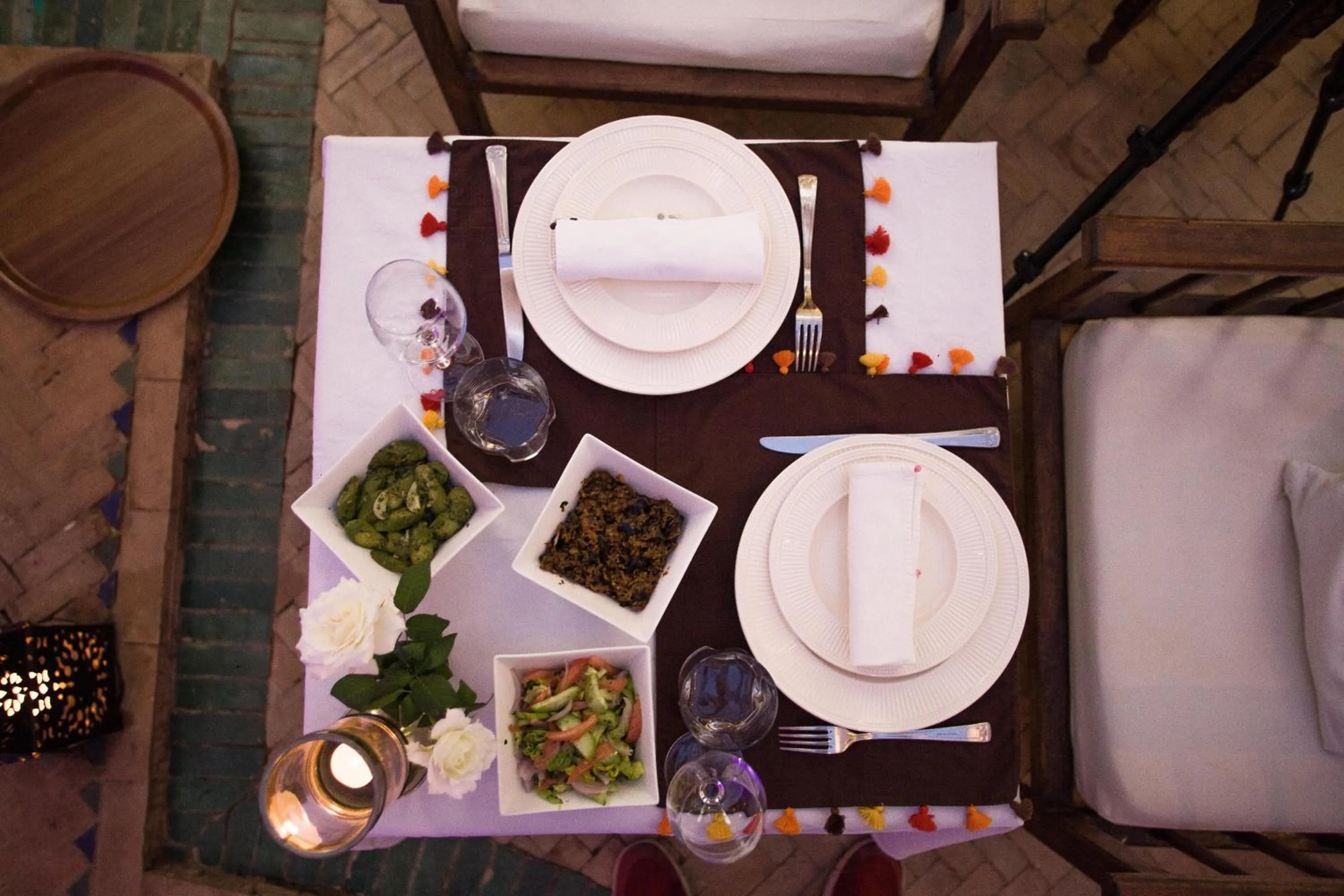 Food and drinks in Riad Amira