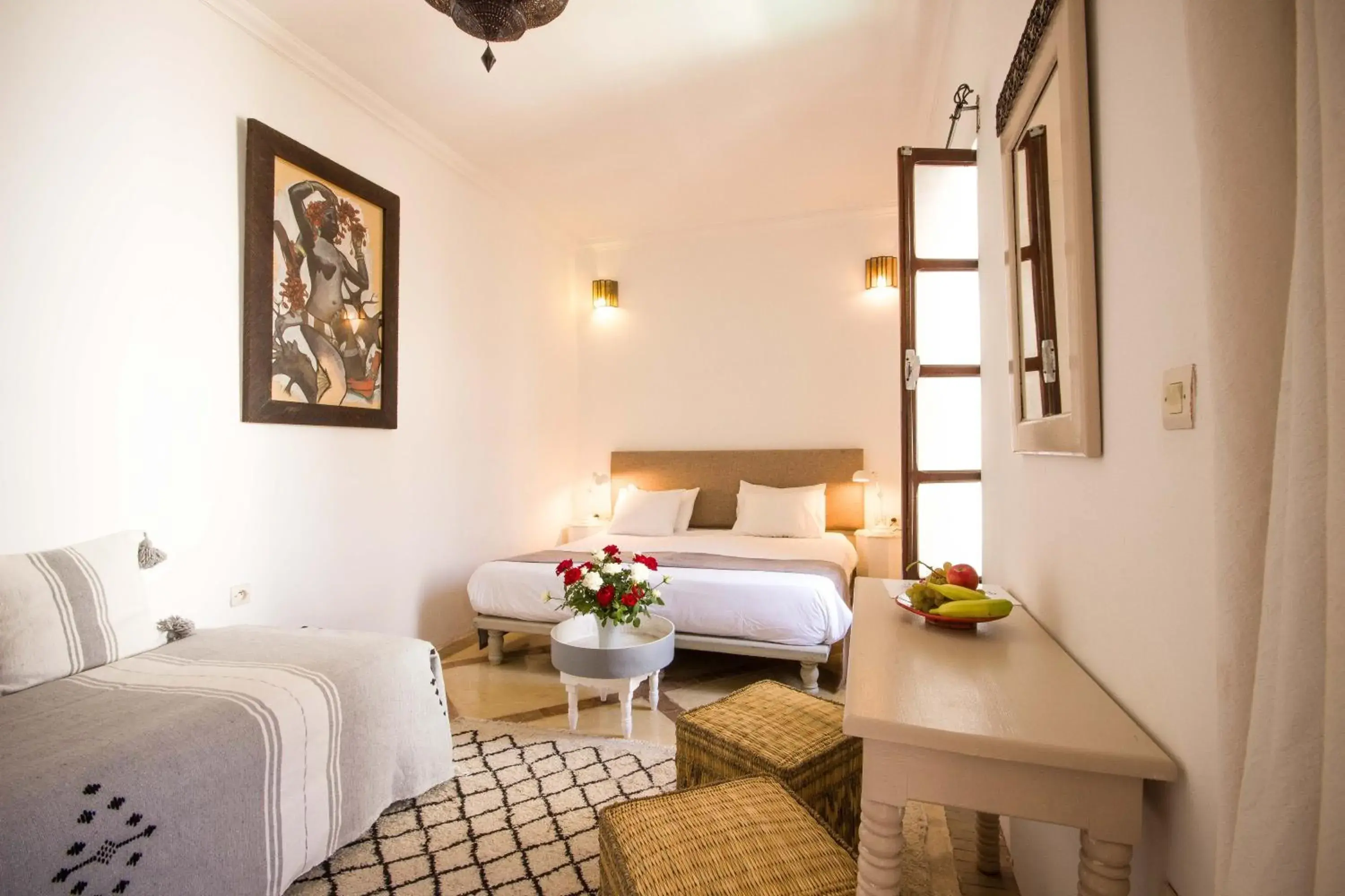 Photo of the whole room, Bed in Riad Amira